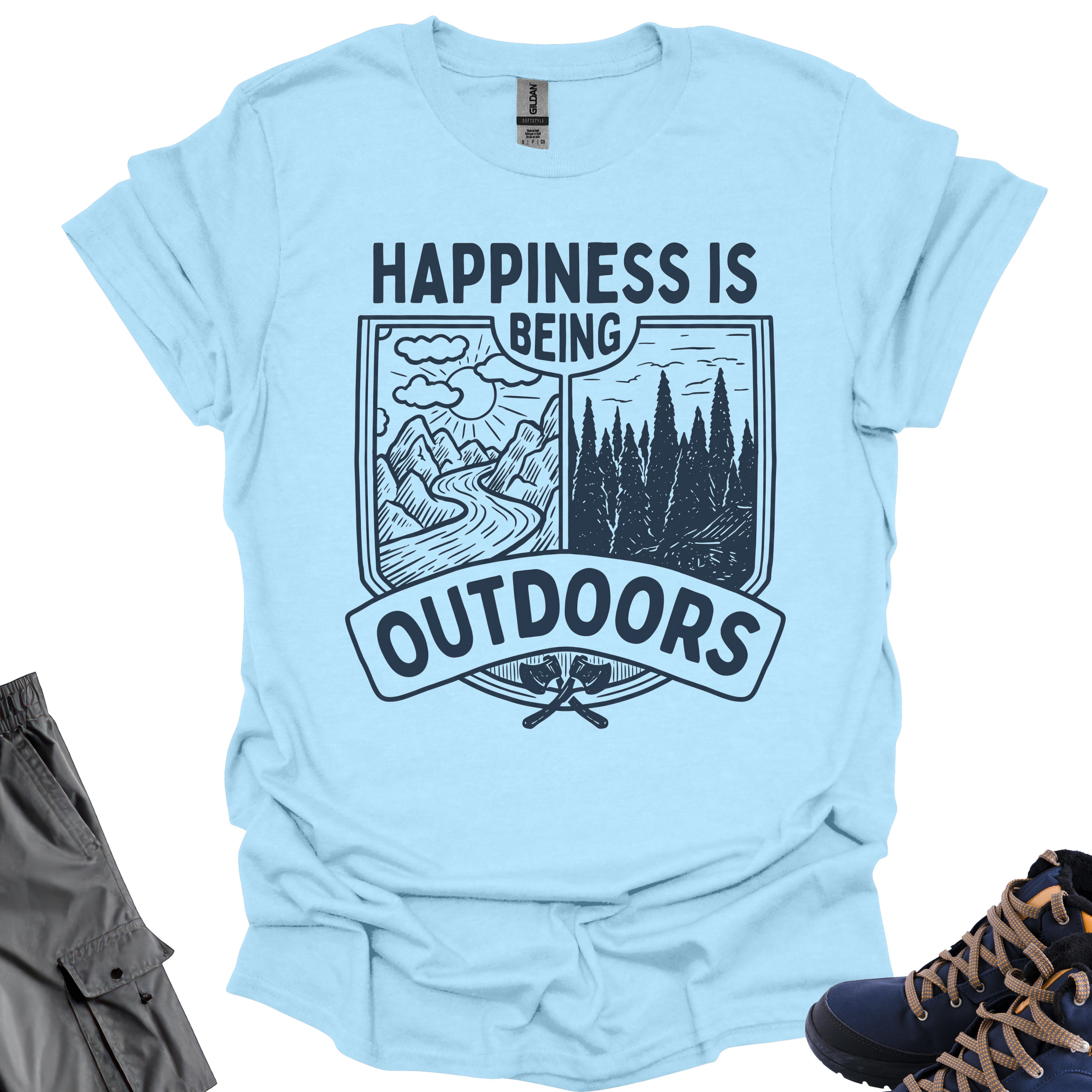 Happiness Is Being T-Shirt Printify