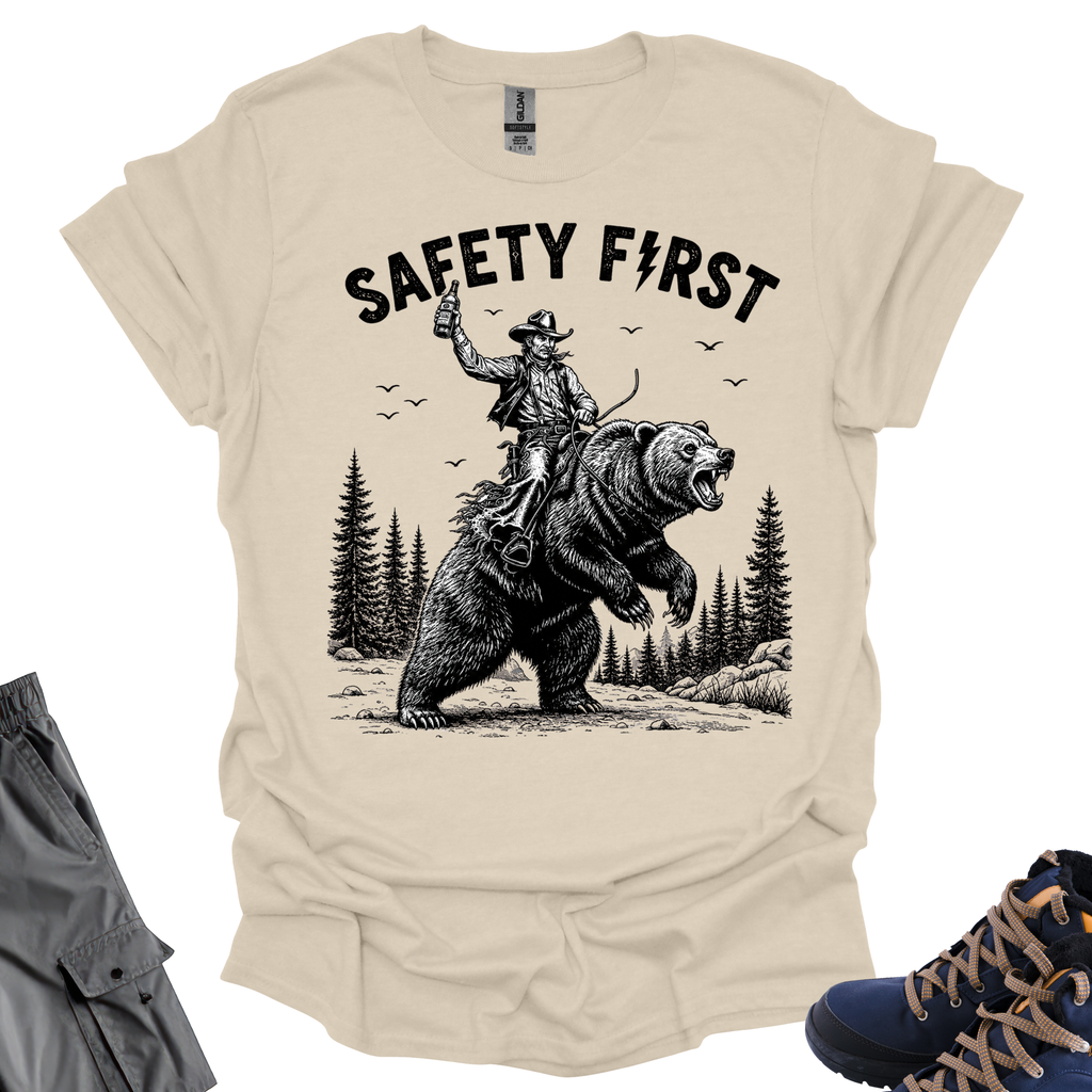 Safety First T-Shirt Printify