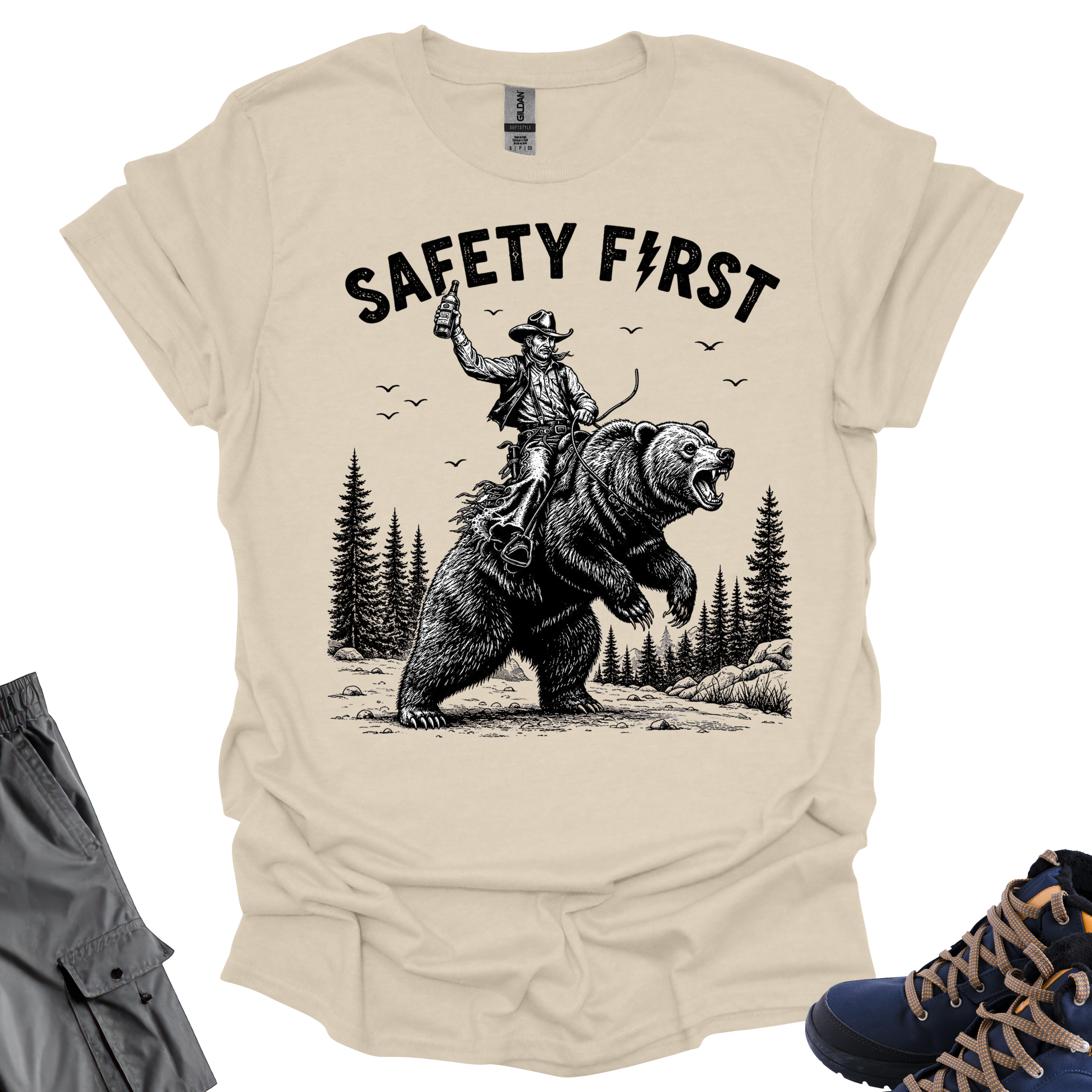 Safety First T-Shirt Printify
