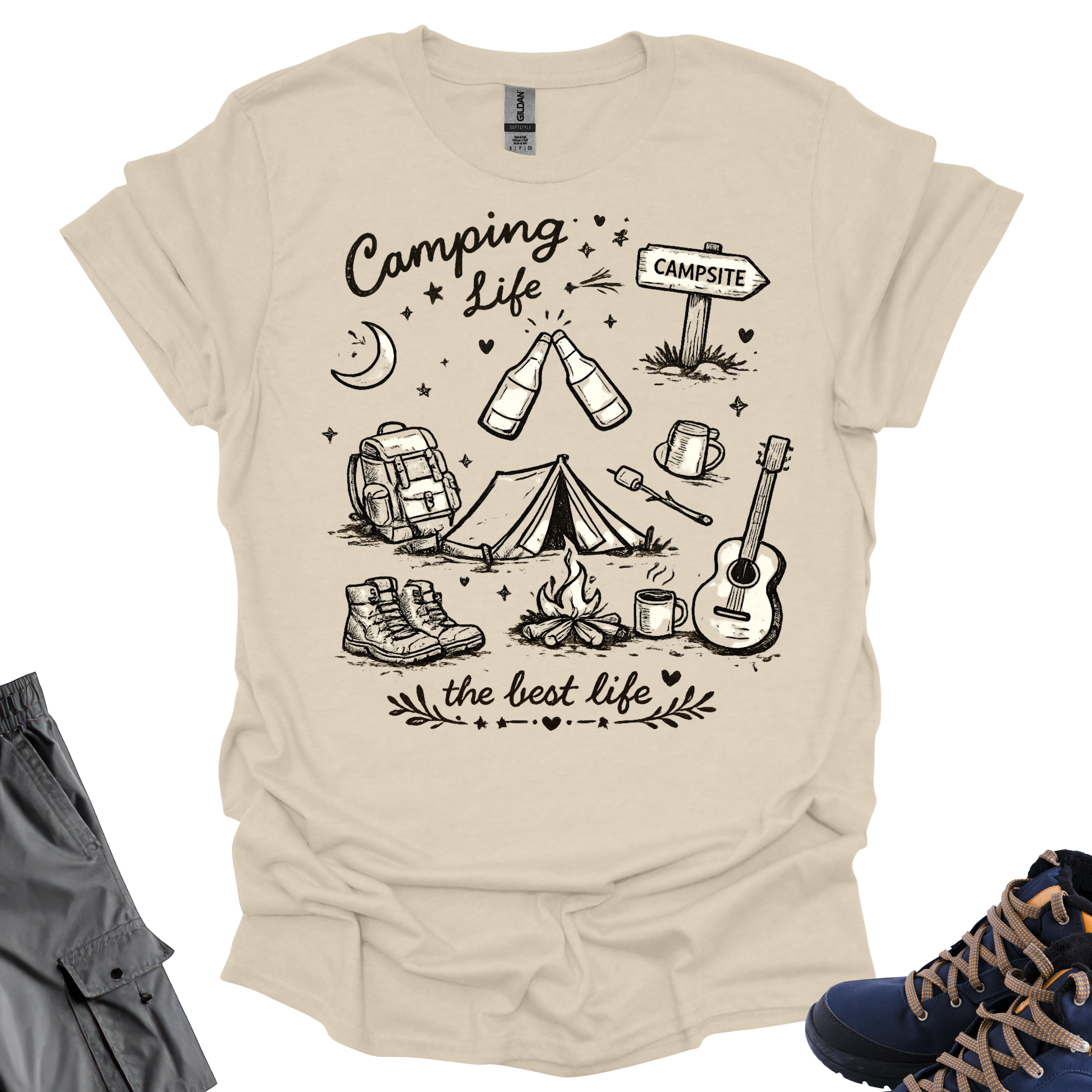 Camping Life T-Shirt Printify