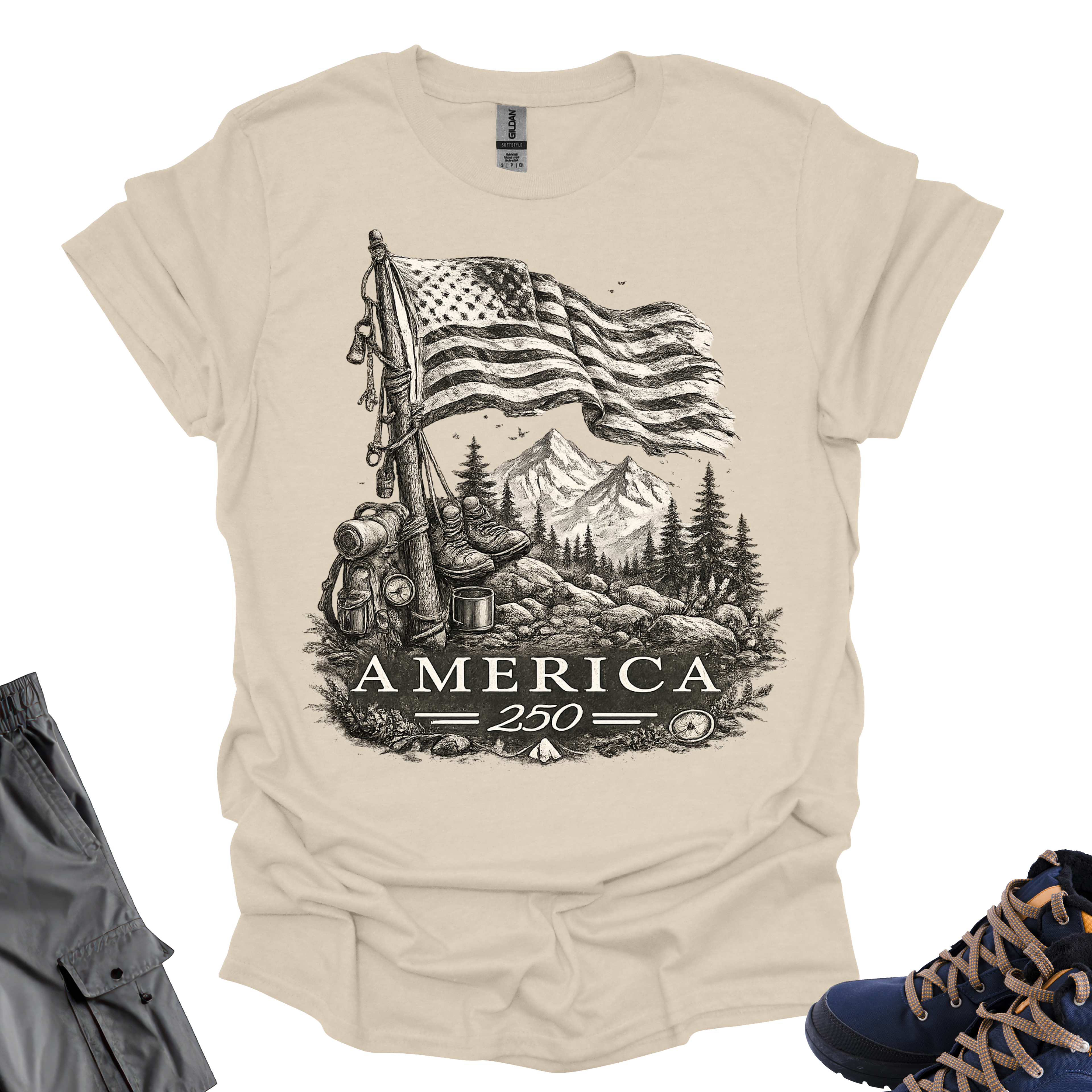 America 250 T-Shirt Printify