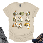 Duck Camping T-Shirt Printify