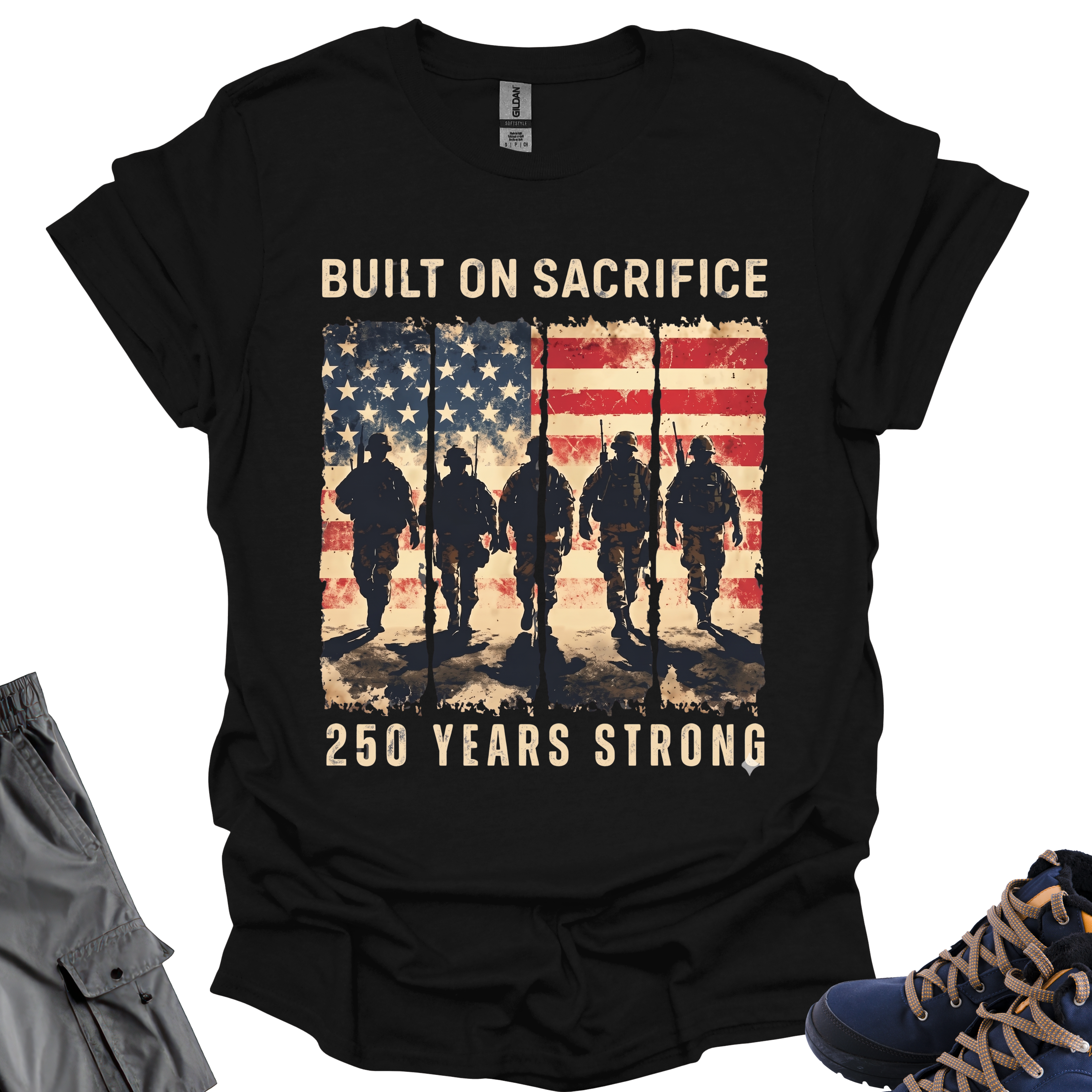 Built on Sacrifice T-Shirt Printify