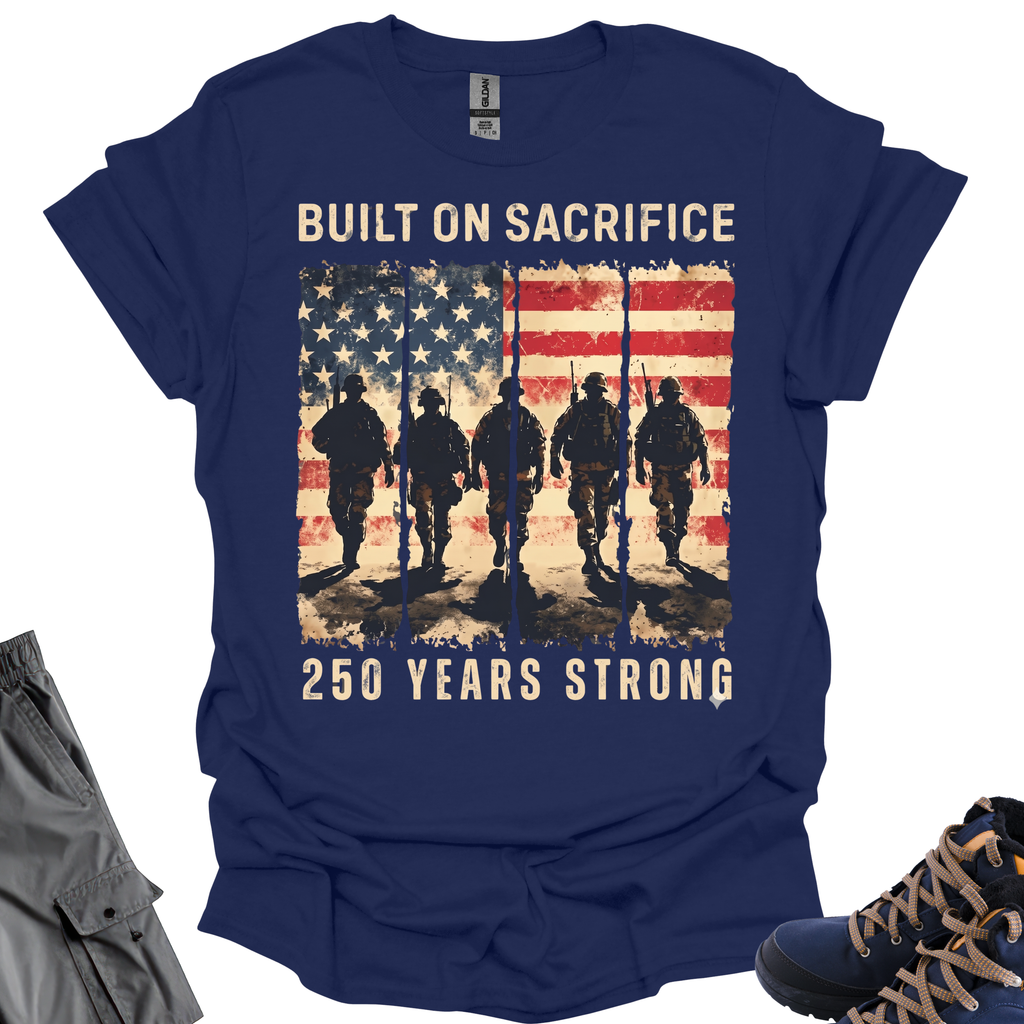 Built on Sacrifice T-Shirt Printify