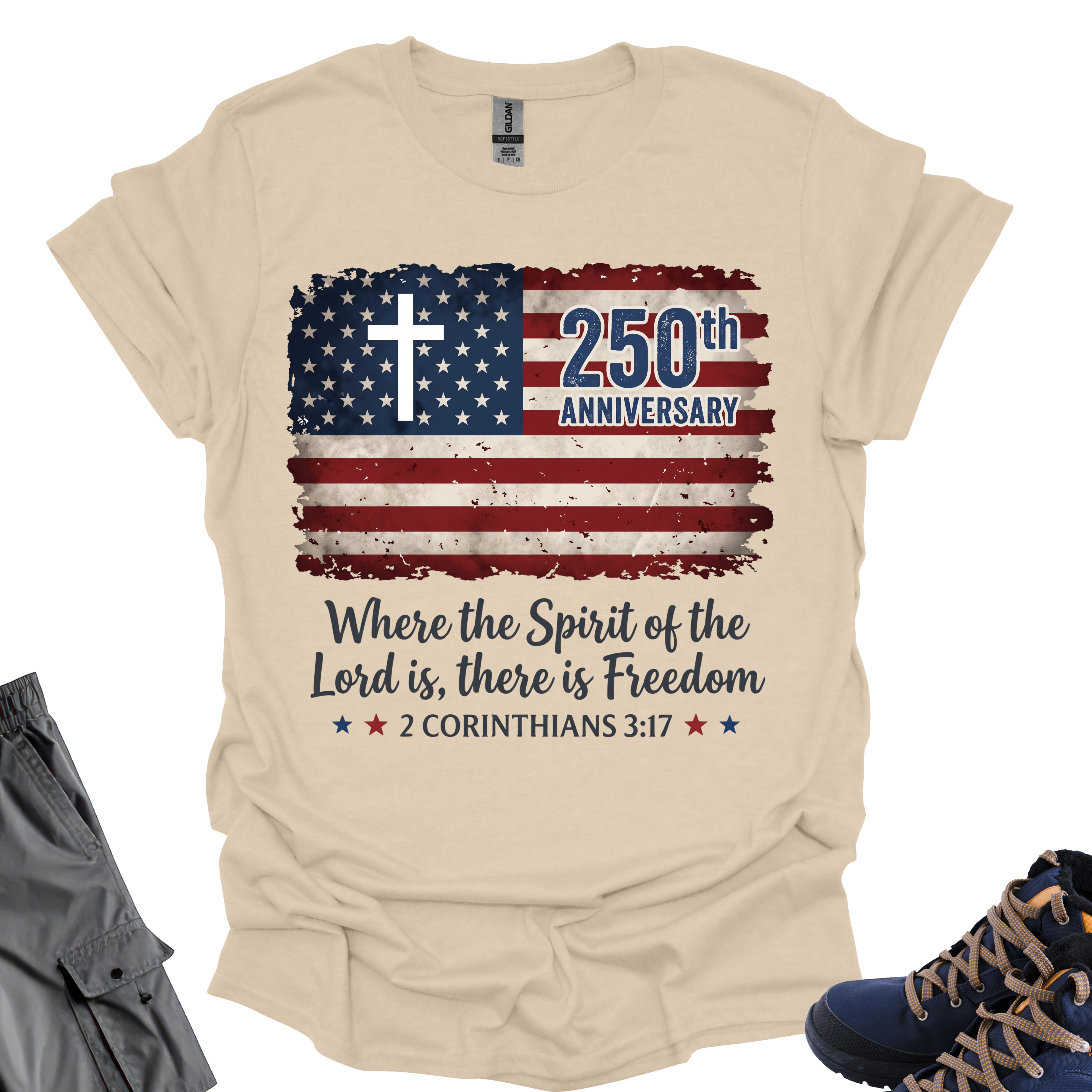 Where The Spirit of the Lord Is There is Freedom T-Shirt Printify