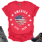America 1776-2026 Splat T-Shirt Printify