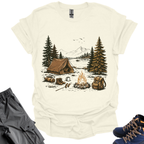 Camping In Peace T-Shirt Printify