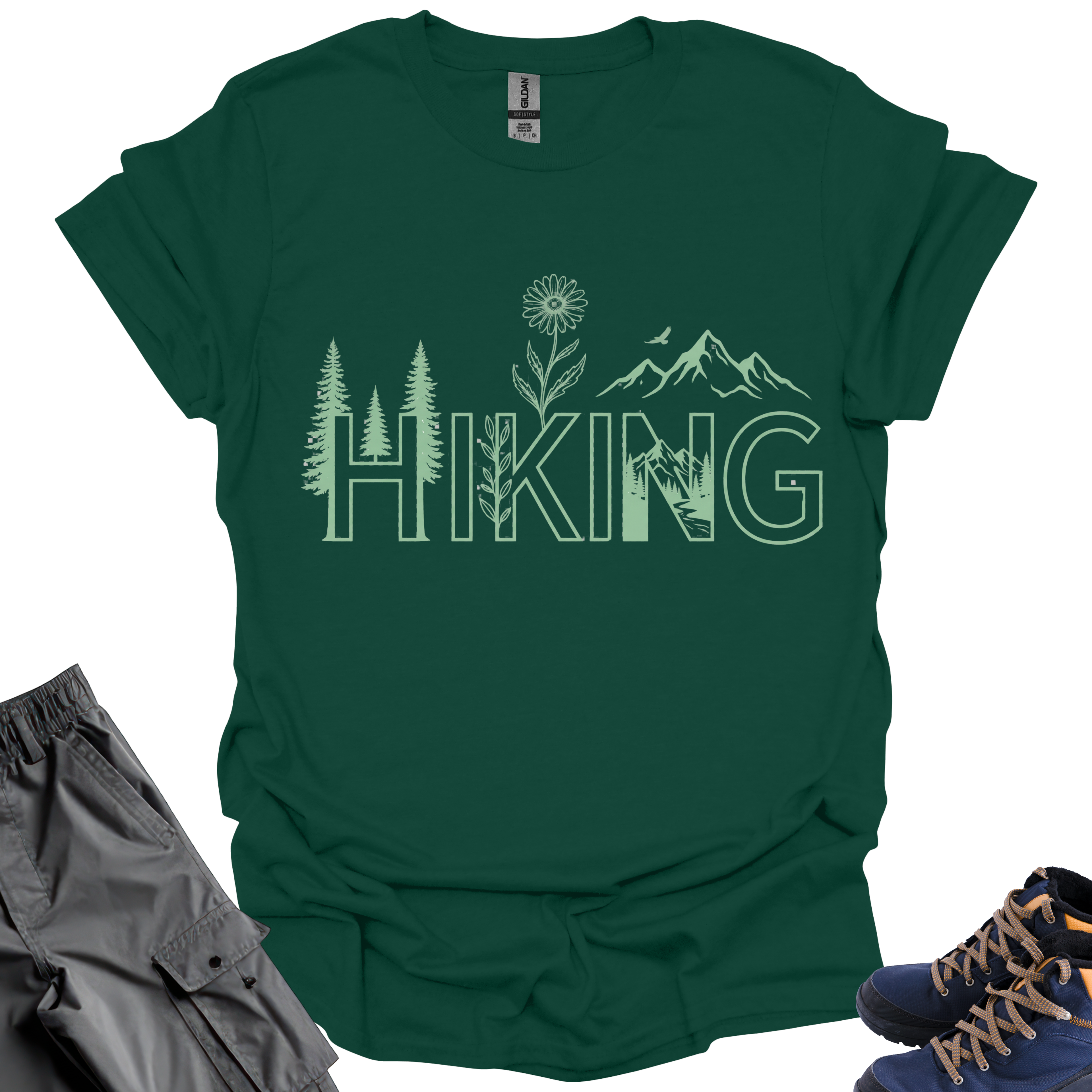 Hiking T-Shirt Printify