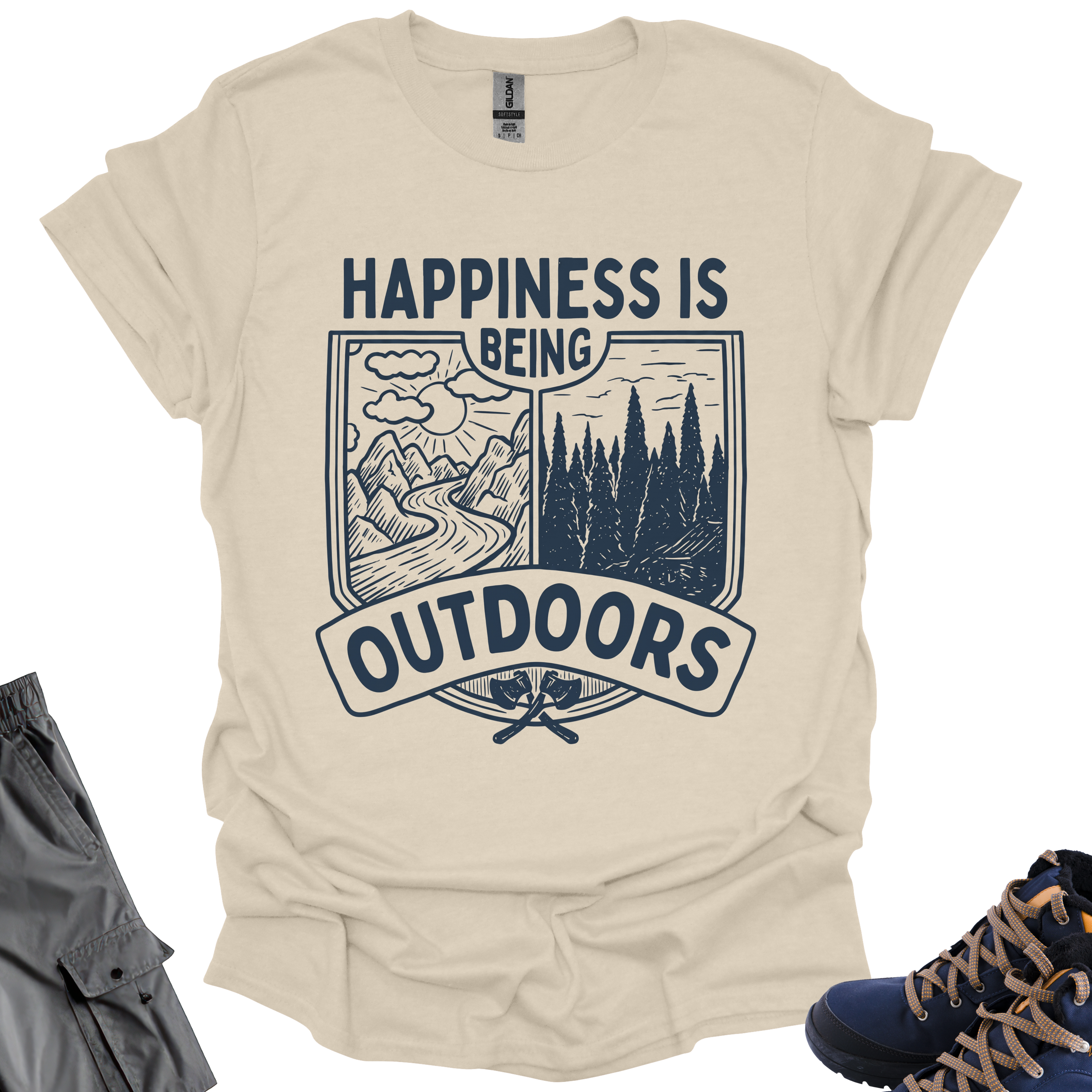 Happiness Is Being T-Shirt Printify