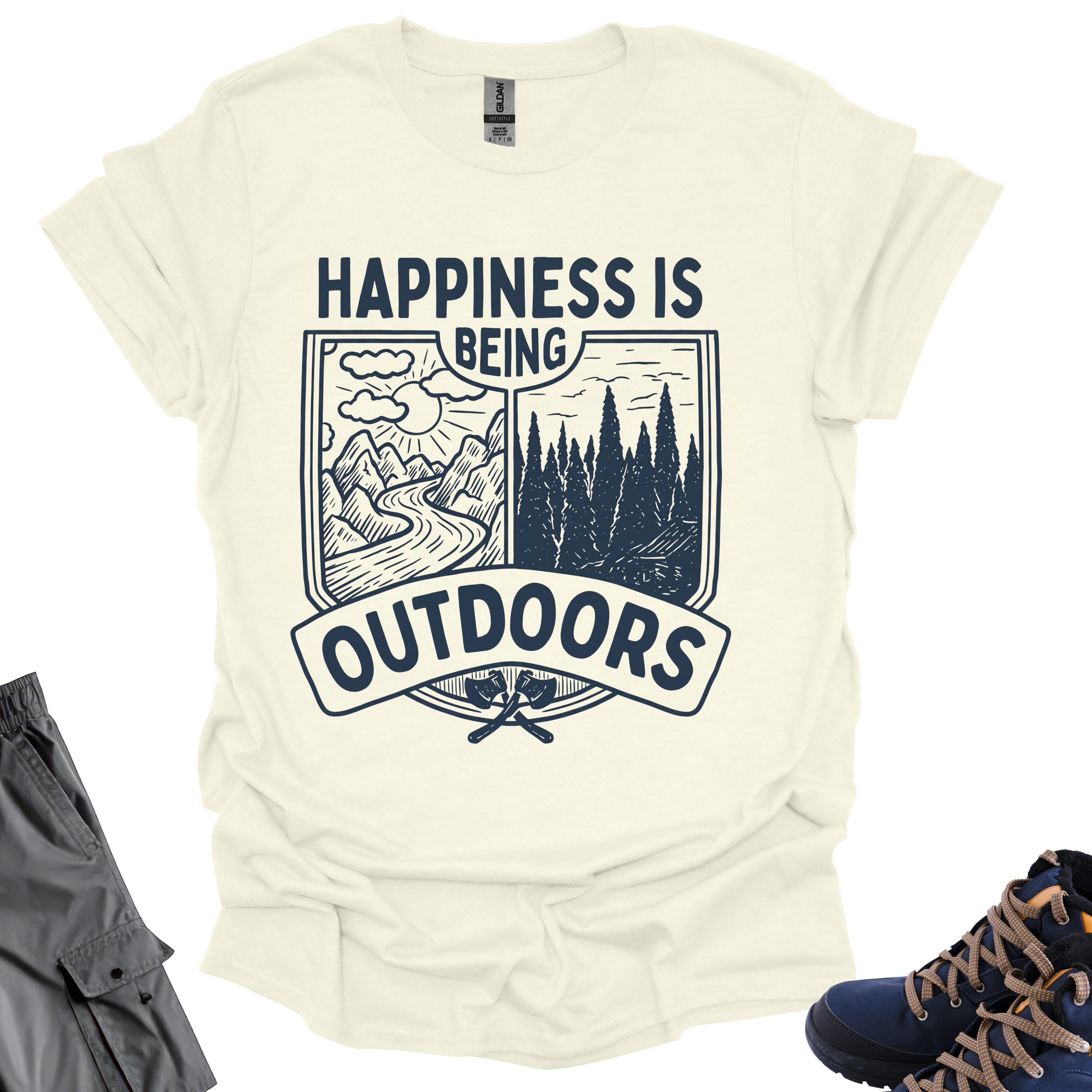 Happiness Is Being T-Shirt Printify