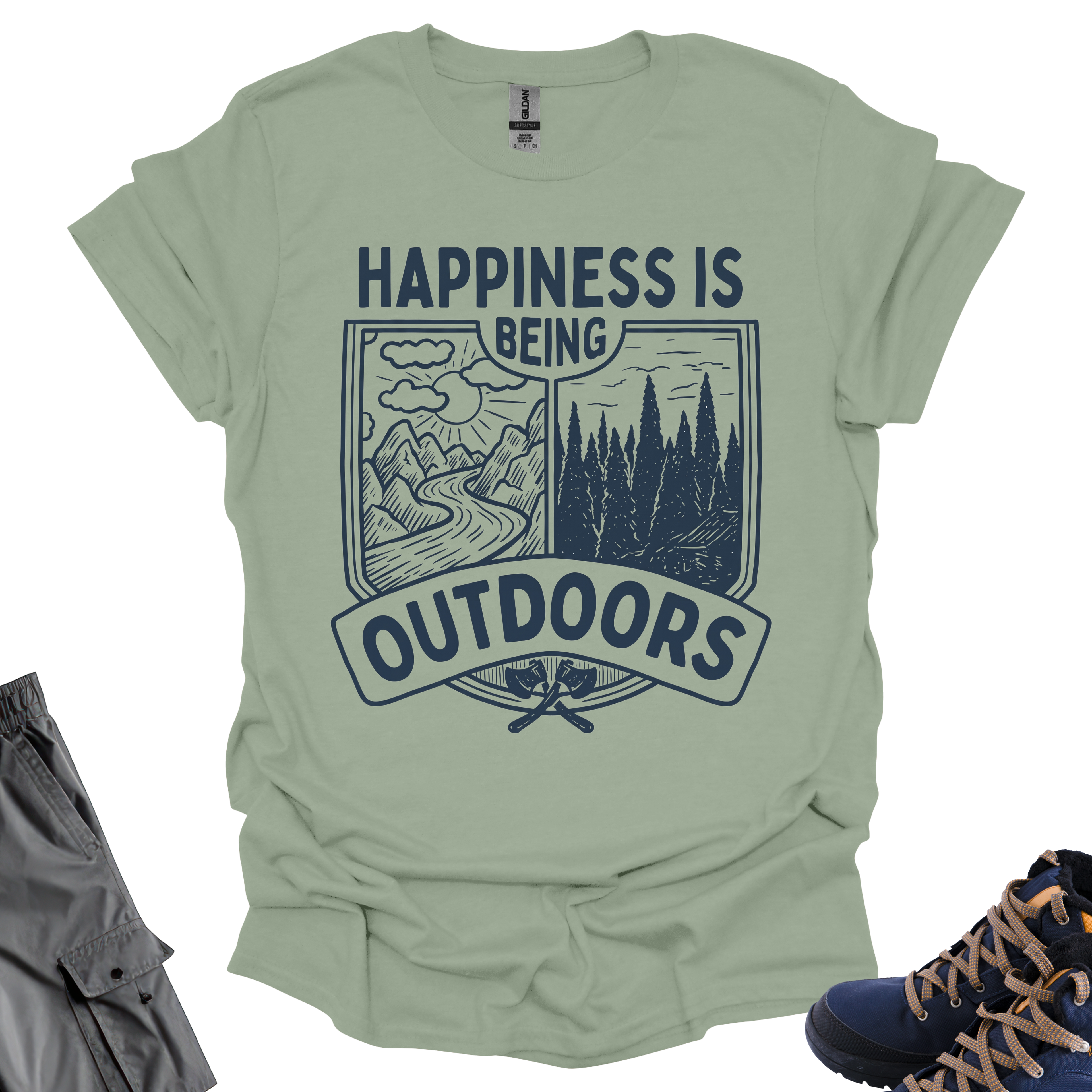 Happiness Is Being T-Shirt Printify