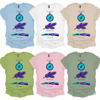 Purple The North The Woods T-Shirt Printify