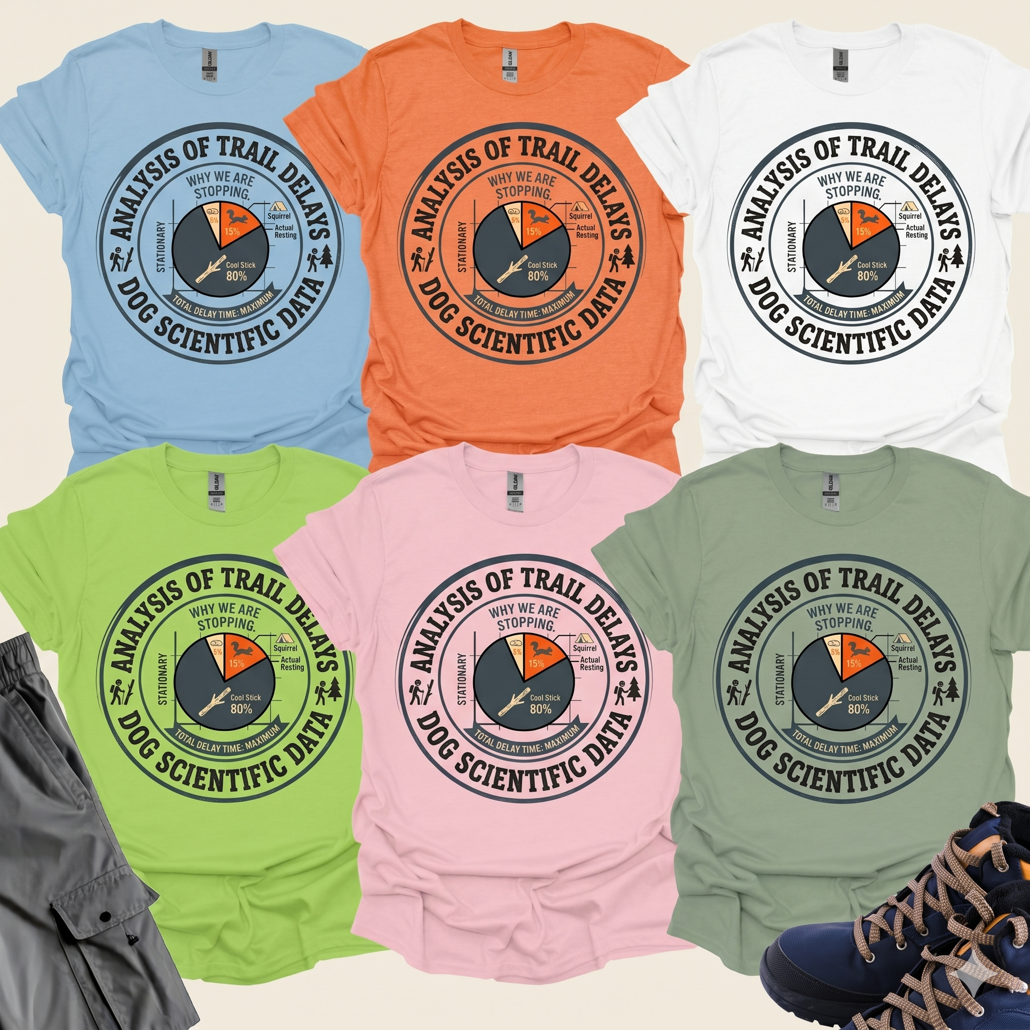 Analysis Of Trail Delays Dog Scientific Data T-Shirt Printify