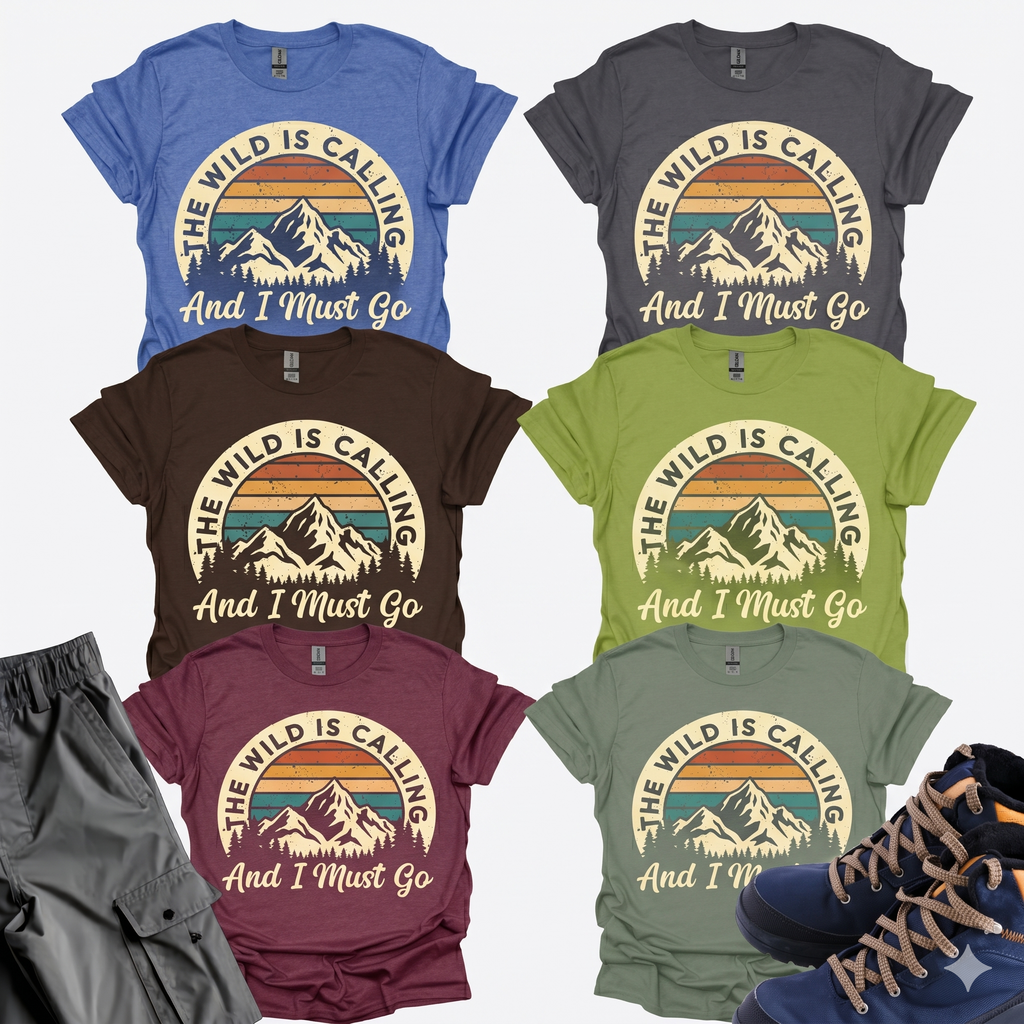 The Wild is Calling T-Shirt Printify