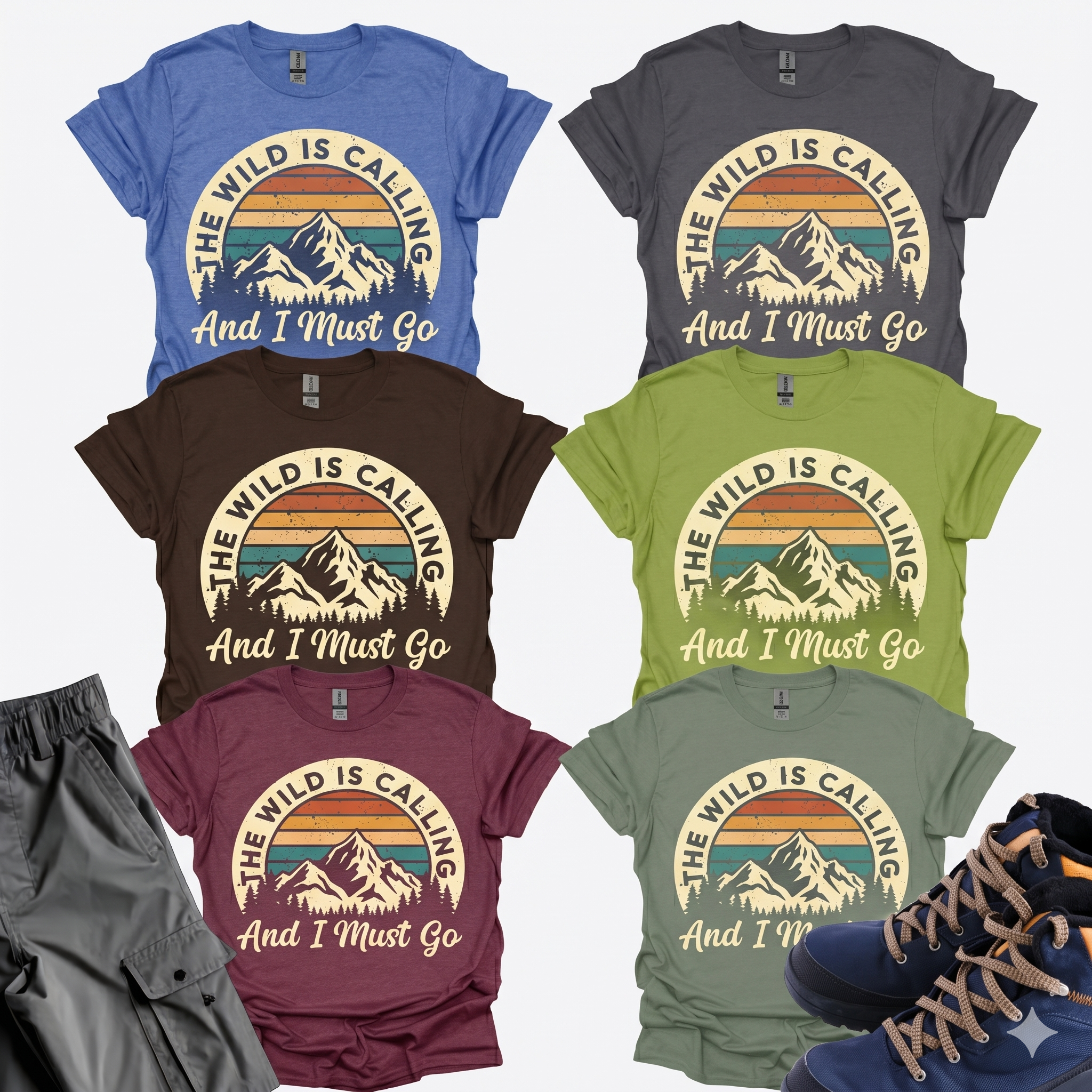 The Wild is Calling T-Shirt Printify