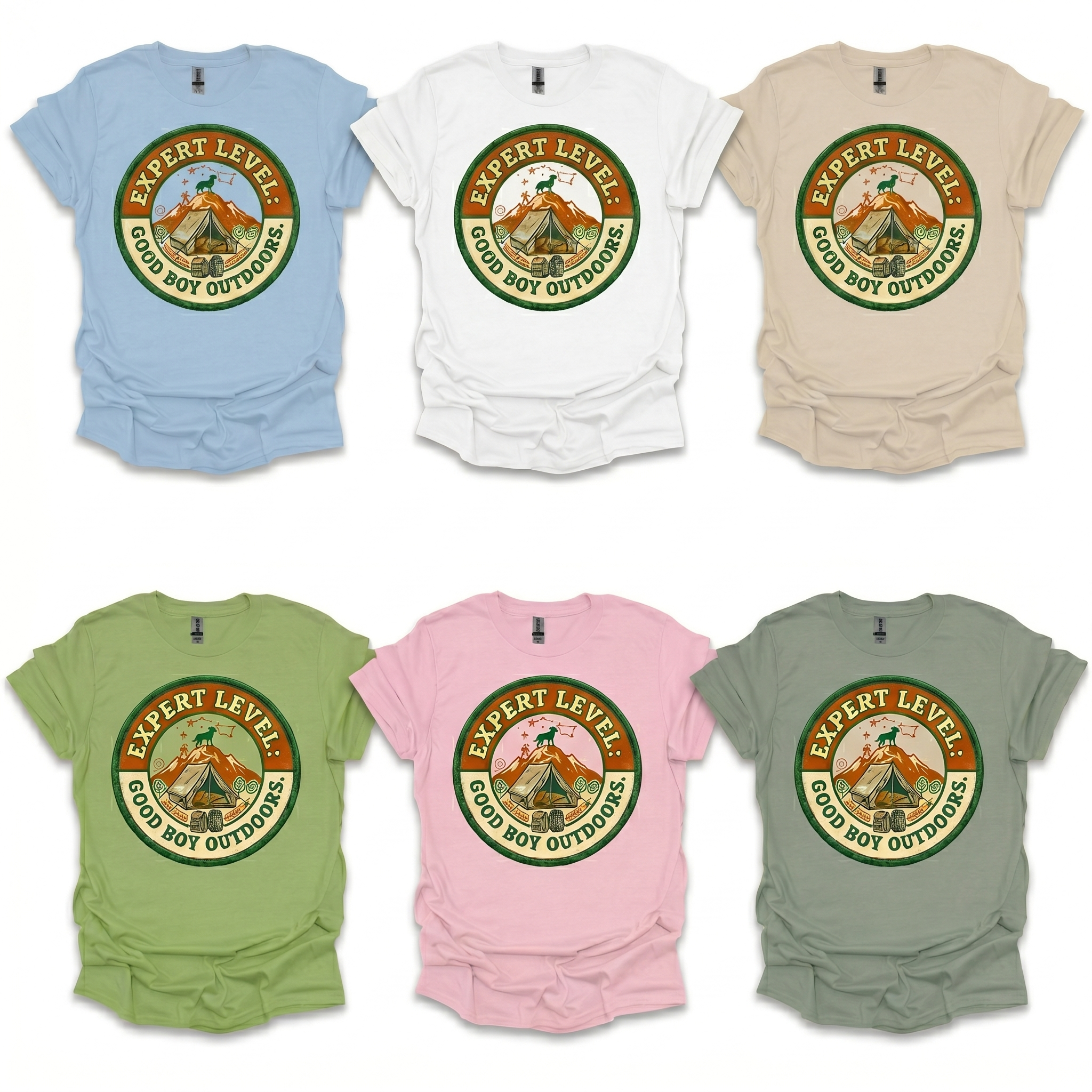 Expert Level Good Boy Outdoors T-Shirt Printify