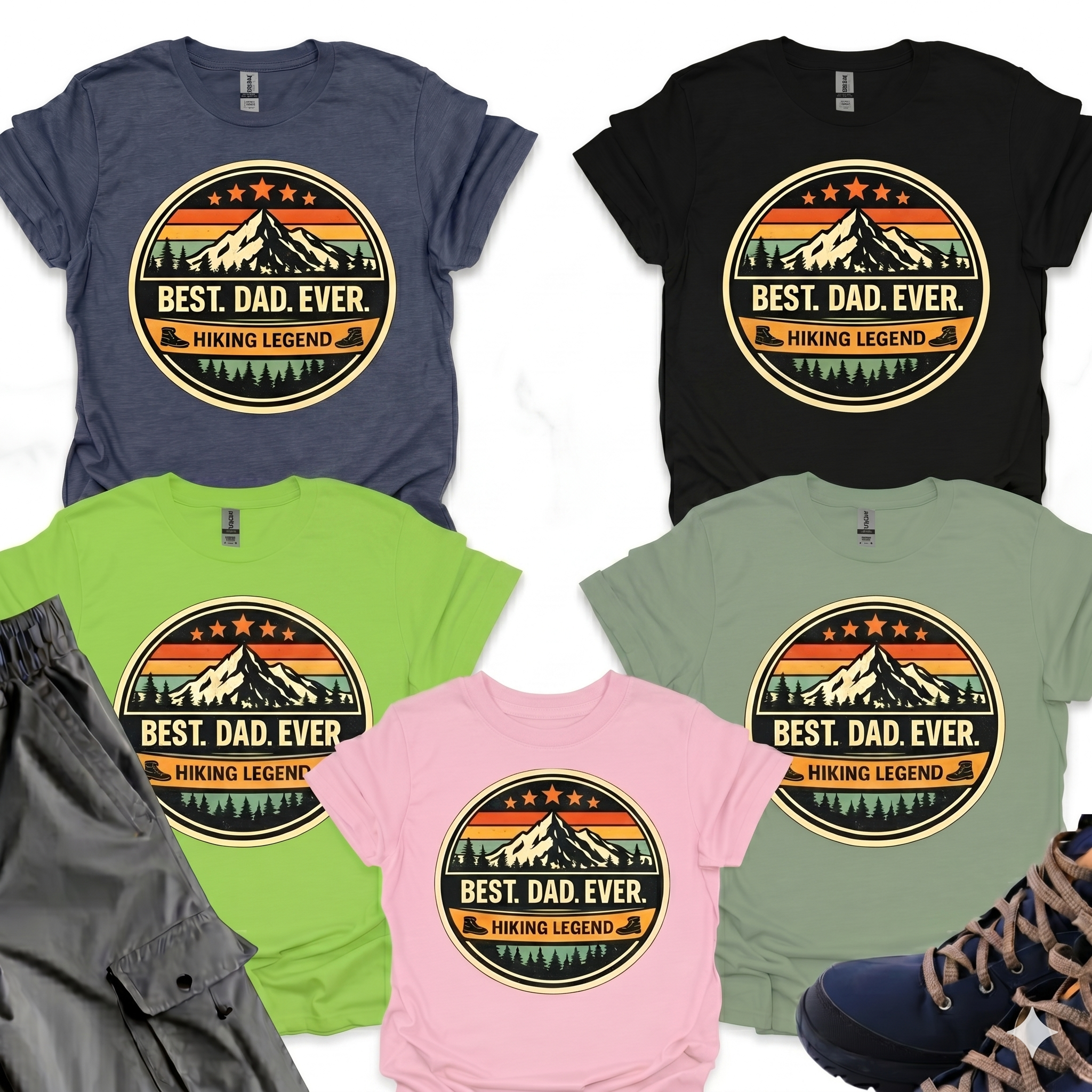 Best Dad Ever T-Shirt Printify