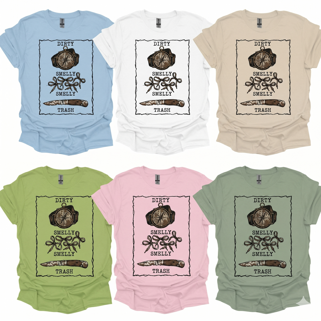 Dirty Smelly Trash T-Shirt Printify