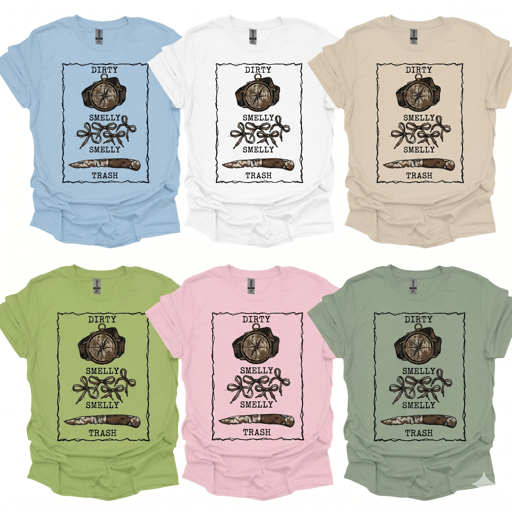 Dirty Smelly Trash T-Shirt Printify