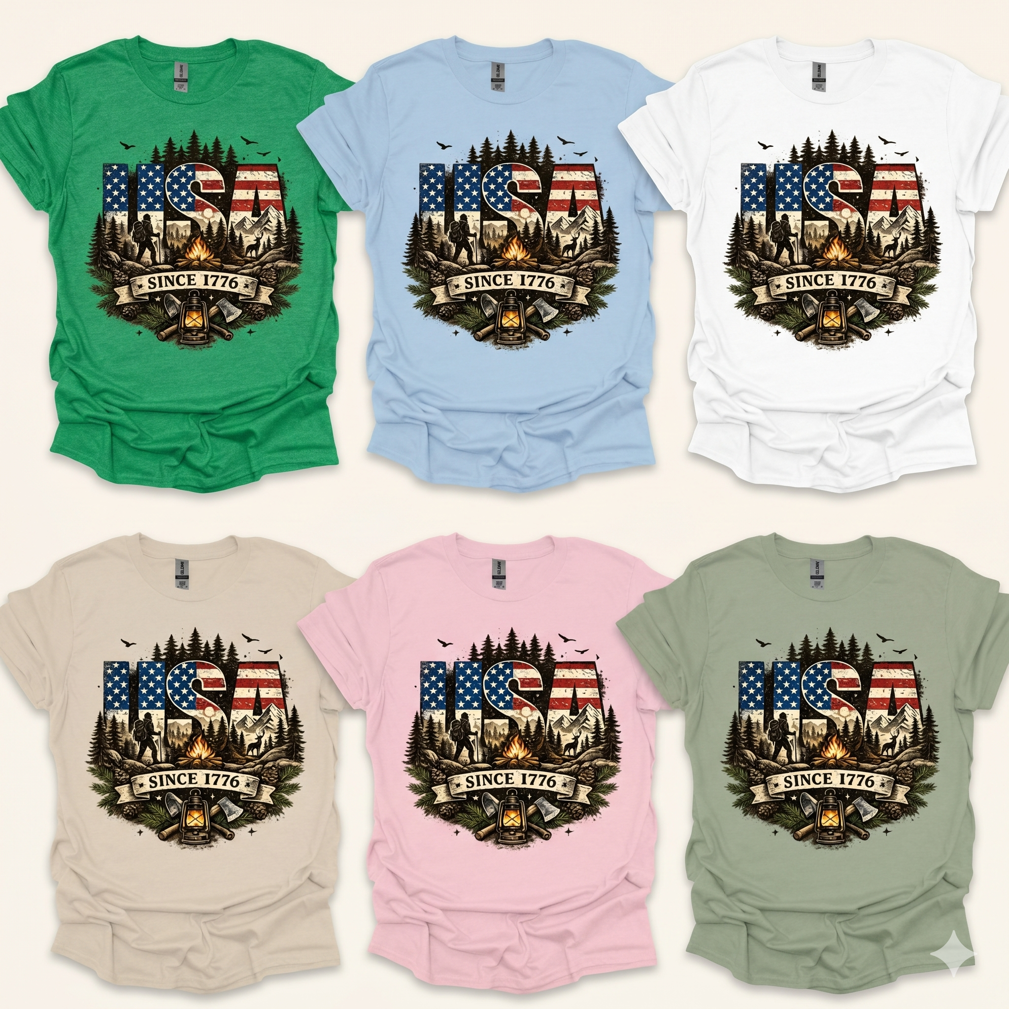 USA Since 1776 T-Shirt Printify