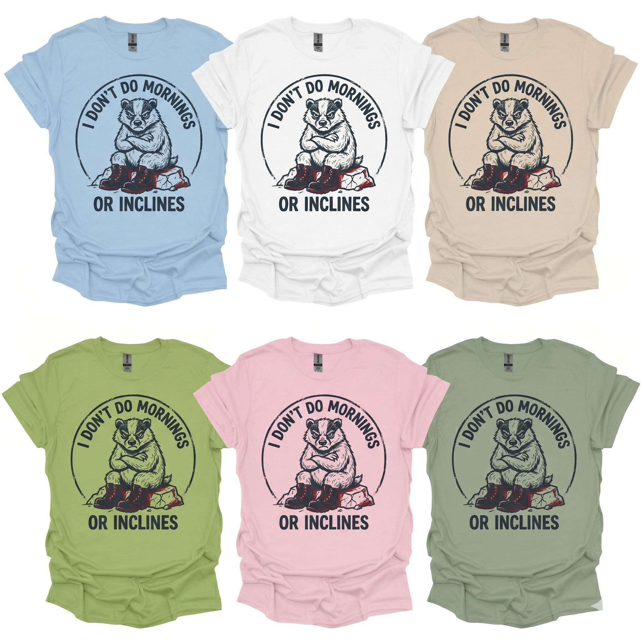 I Don't Do Mornings T-Shirt Printify
