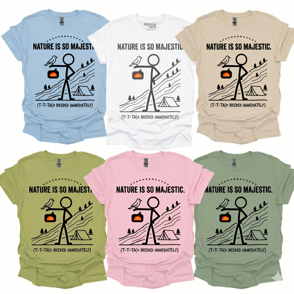 Nature Is So Majestic T-Shirt Printify