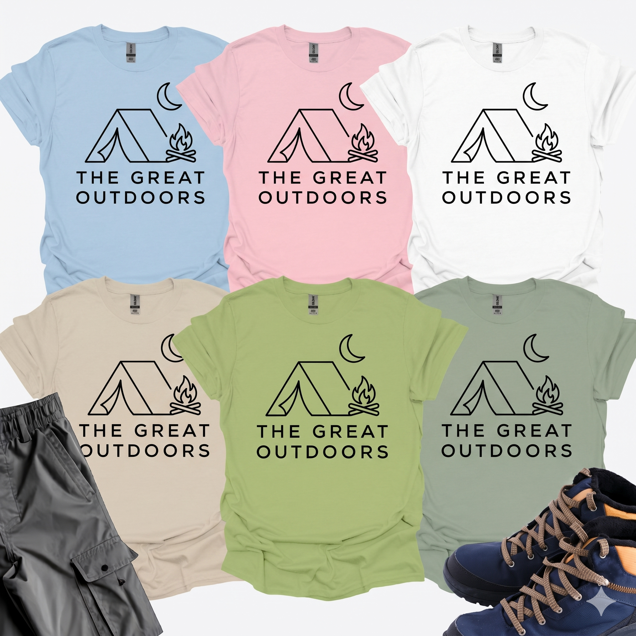 The Great Outdoors T-Shirt Printify