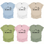 Hike Breathe Live T-Shirt Printify