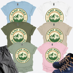 Camp More Worry Less T-Shirt Printify