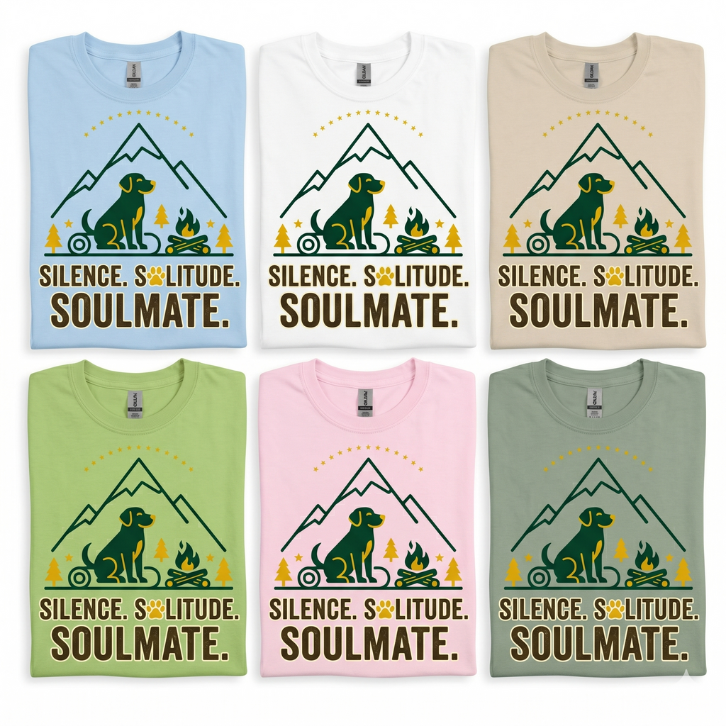 Silence Solitude Soulmate T-Shirt Printify