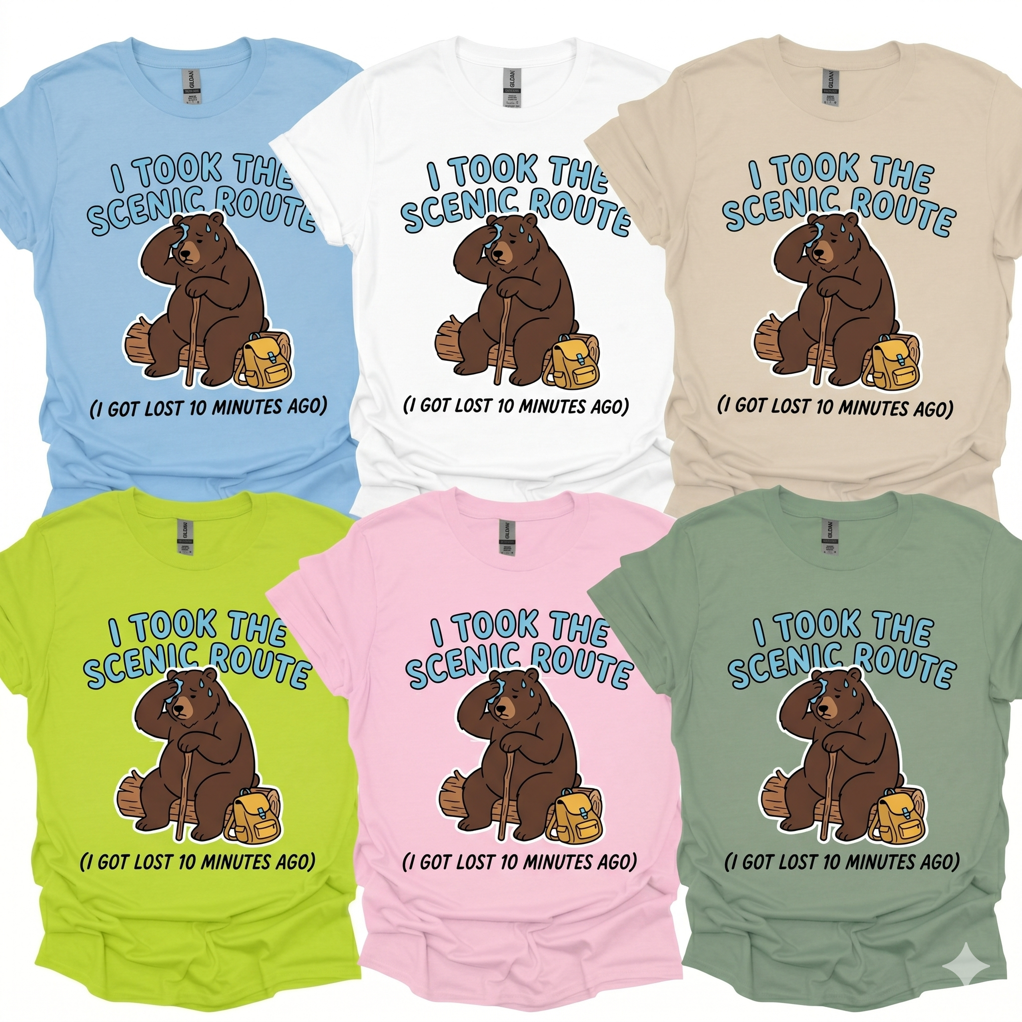 I Took The Scenic Route T-Shirt Printify