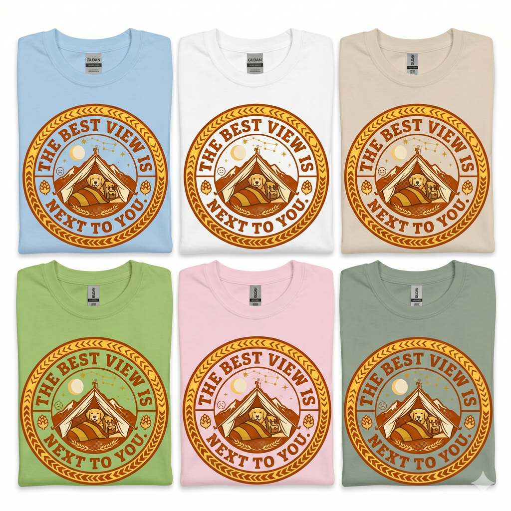 The Best View is Next to You T-Shirt Printify