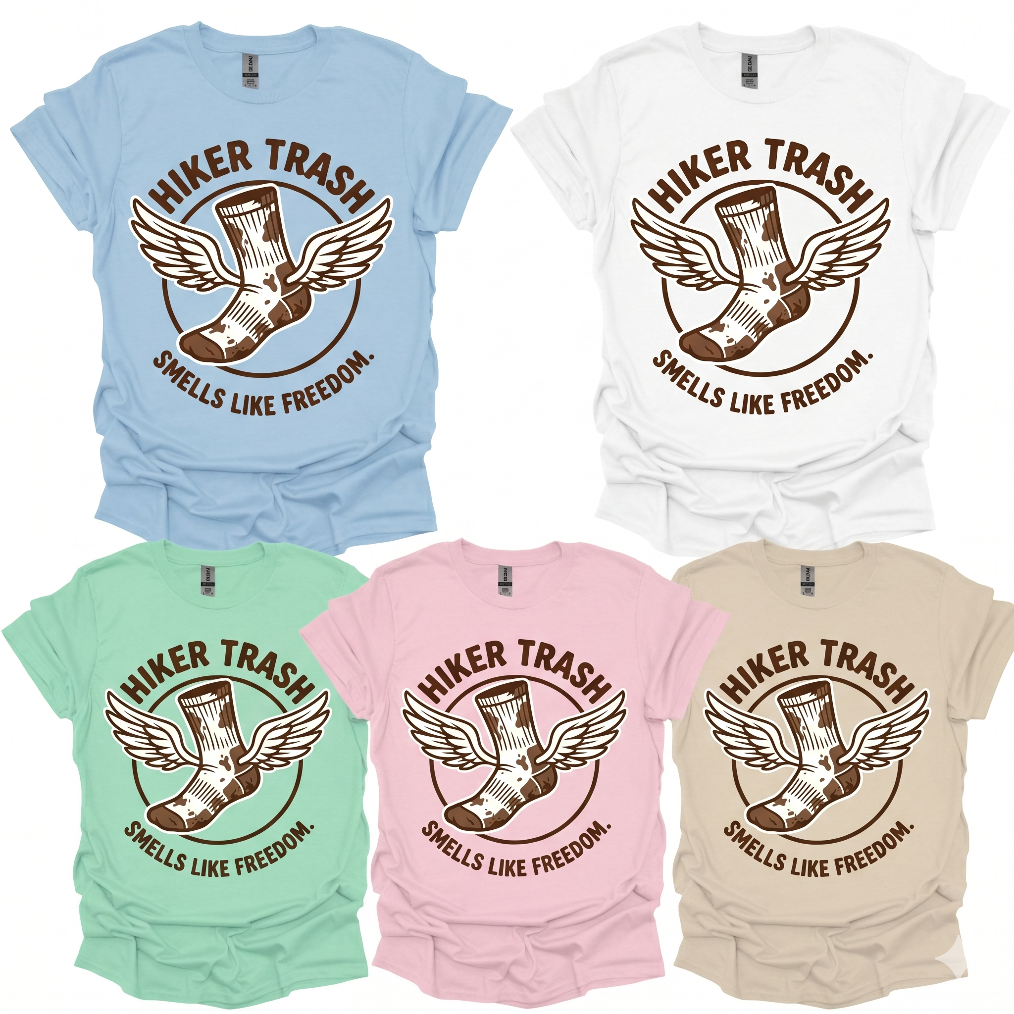 Hiker Trash T-Shirt Printify