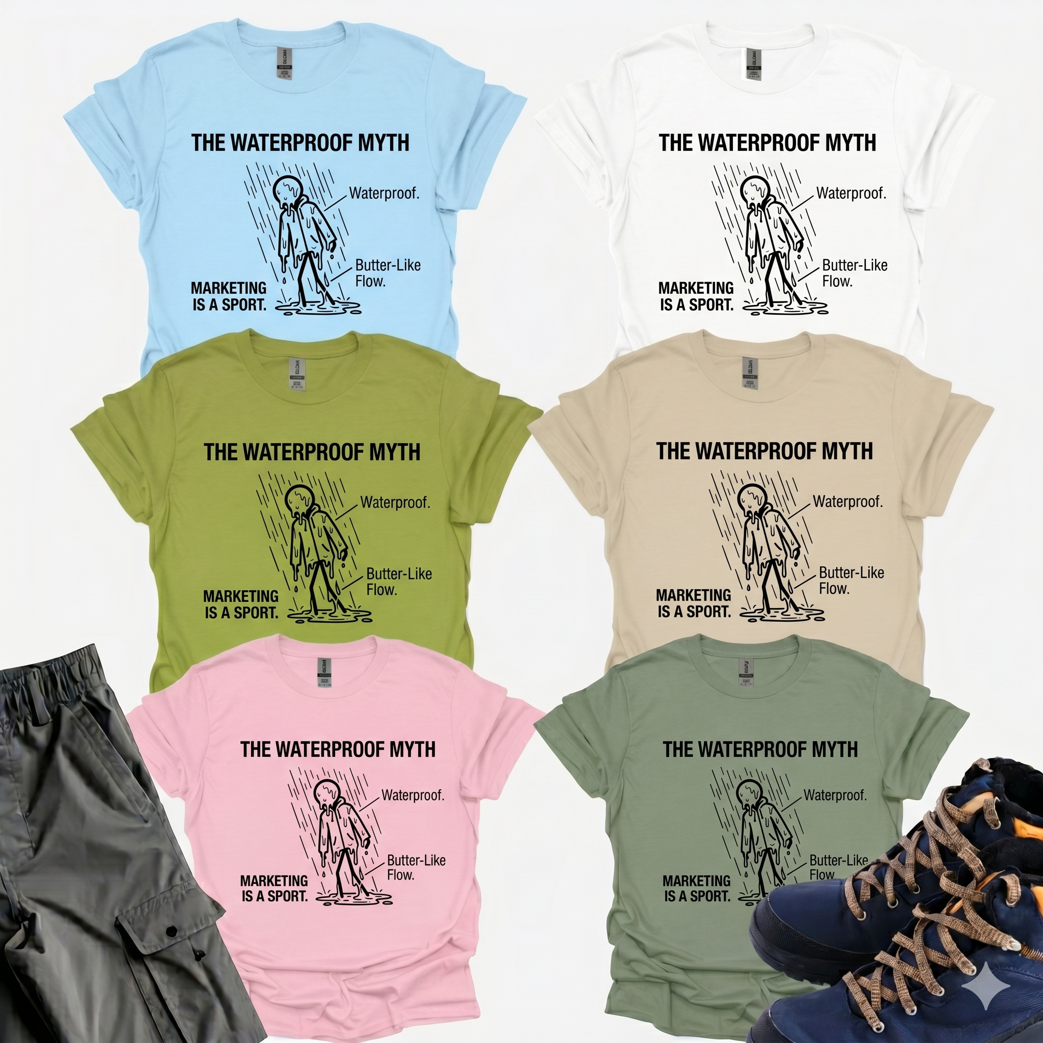 The Waterproof Myth T-Shirt Printify