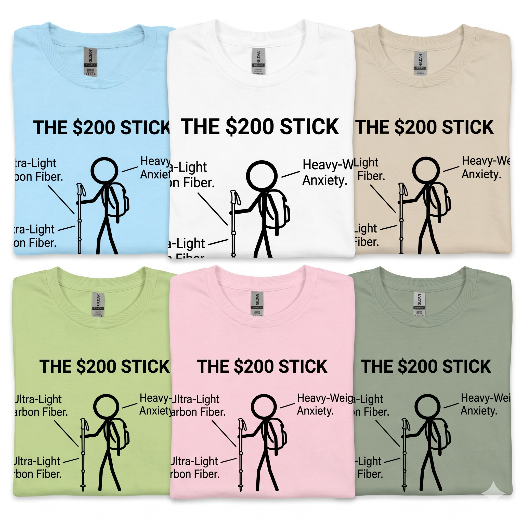 The $200 Stick T-Shirt Printify