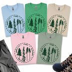 Circle Forest T-Shirt Printify