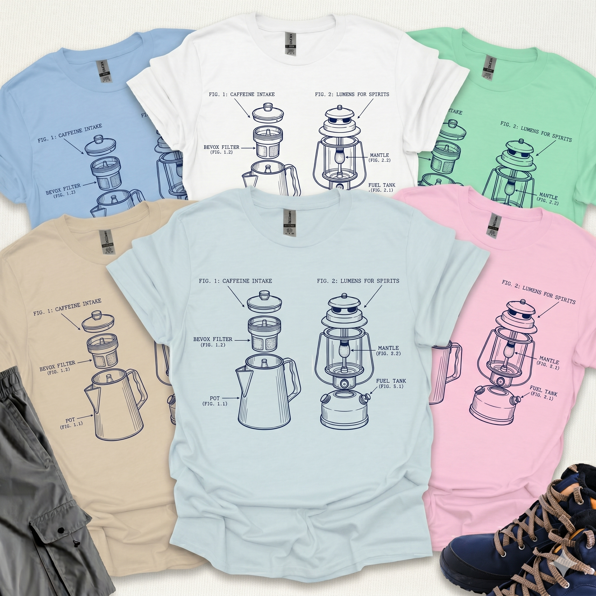 Caffeine Intake T-Shirt Printify