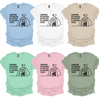 Camping Recharging My Battery By Avoiding  Yours T-Shirt Printify