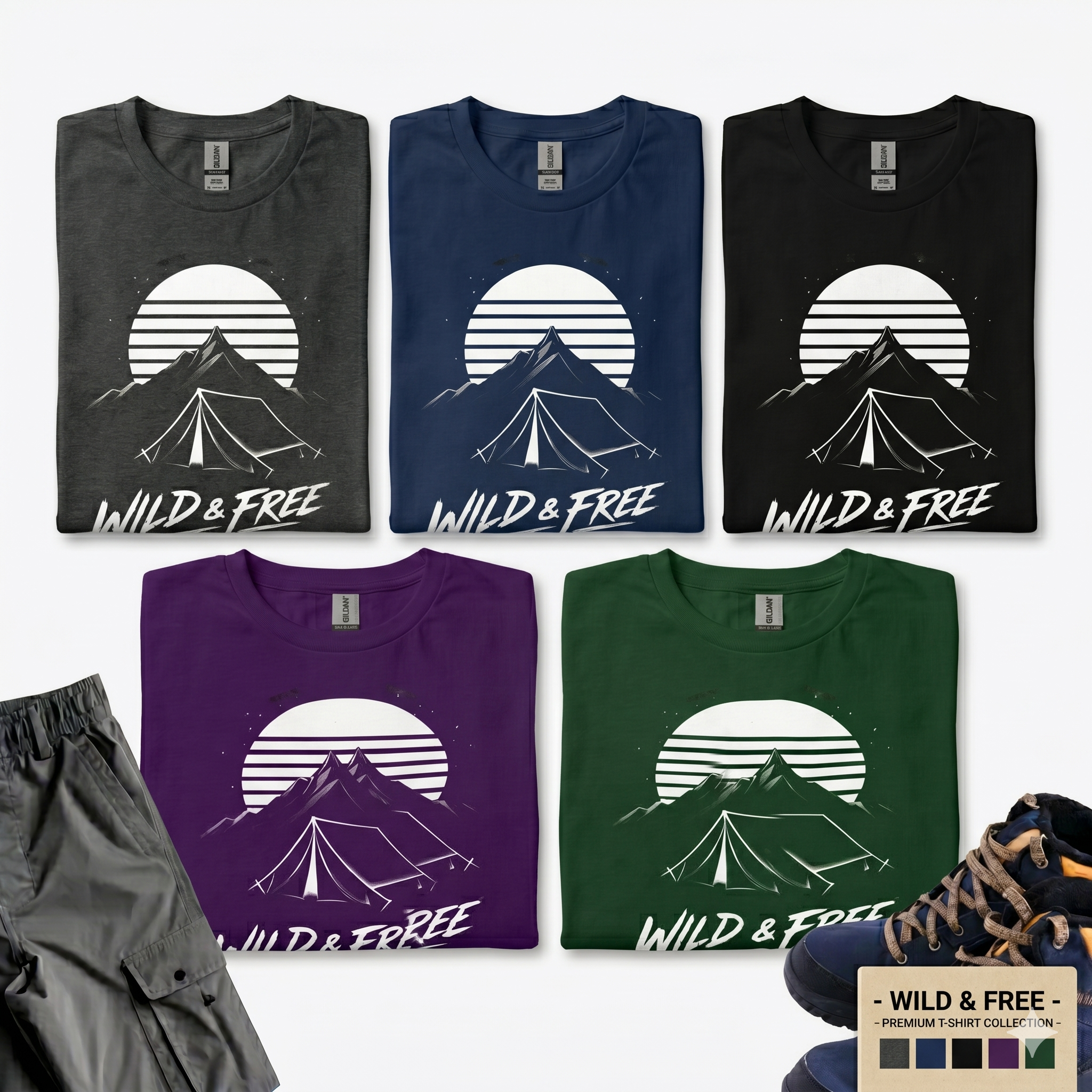 Wild & Free T-Shirt Printify