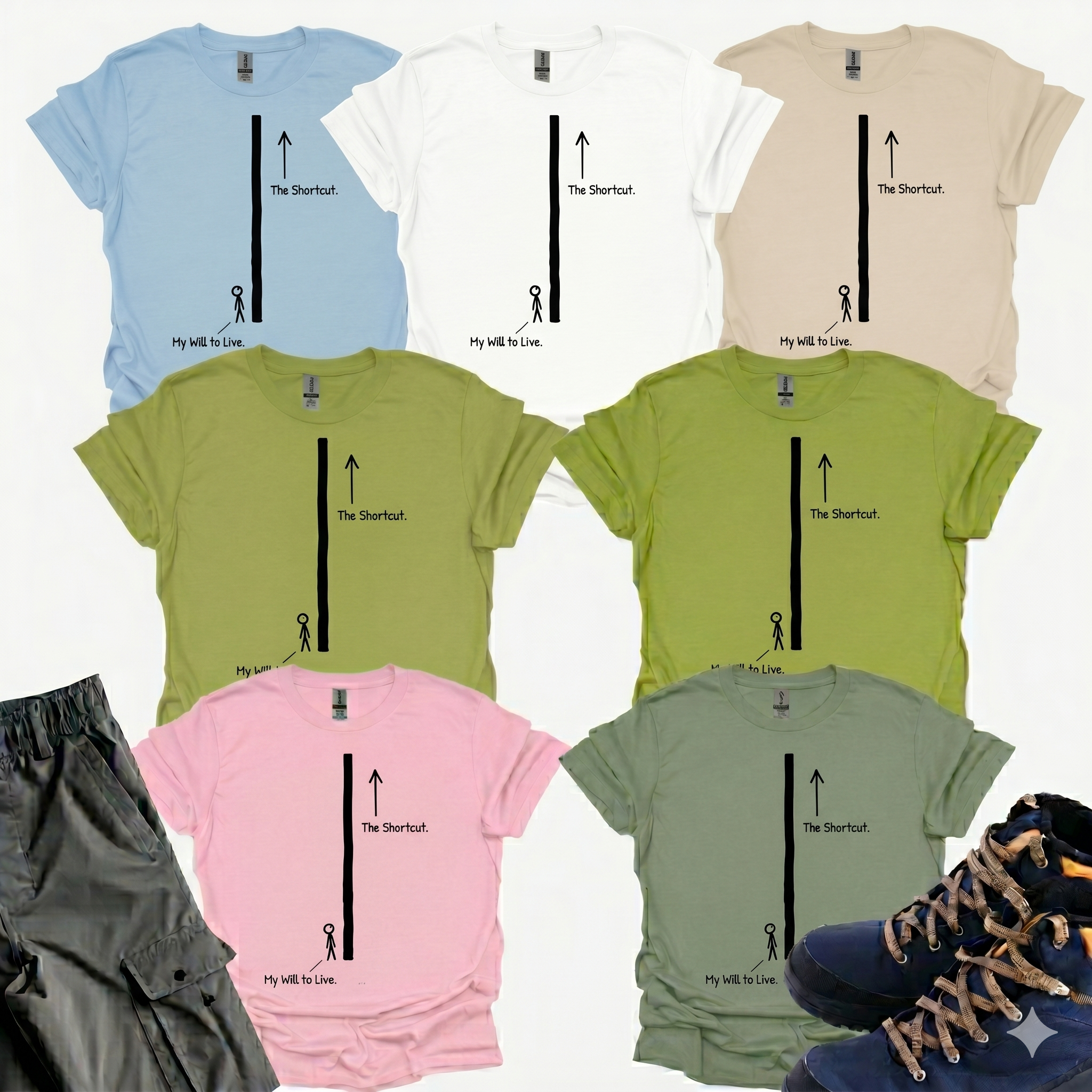 The Shortcut My Will To Live T-Shirt Printify