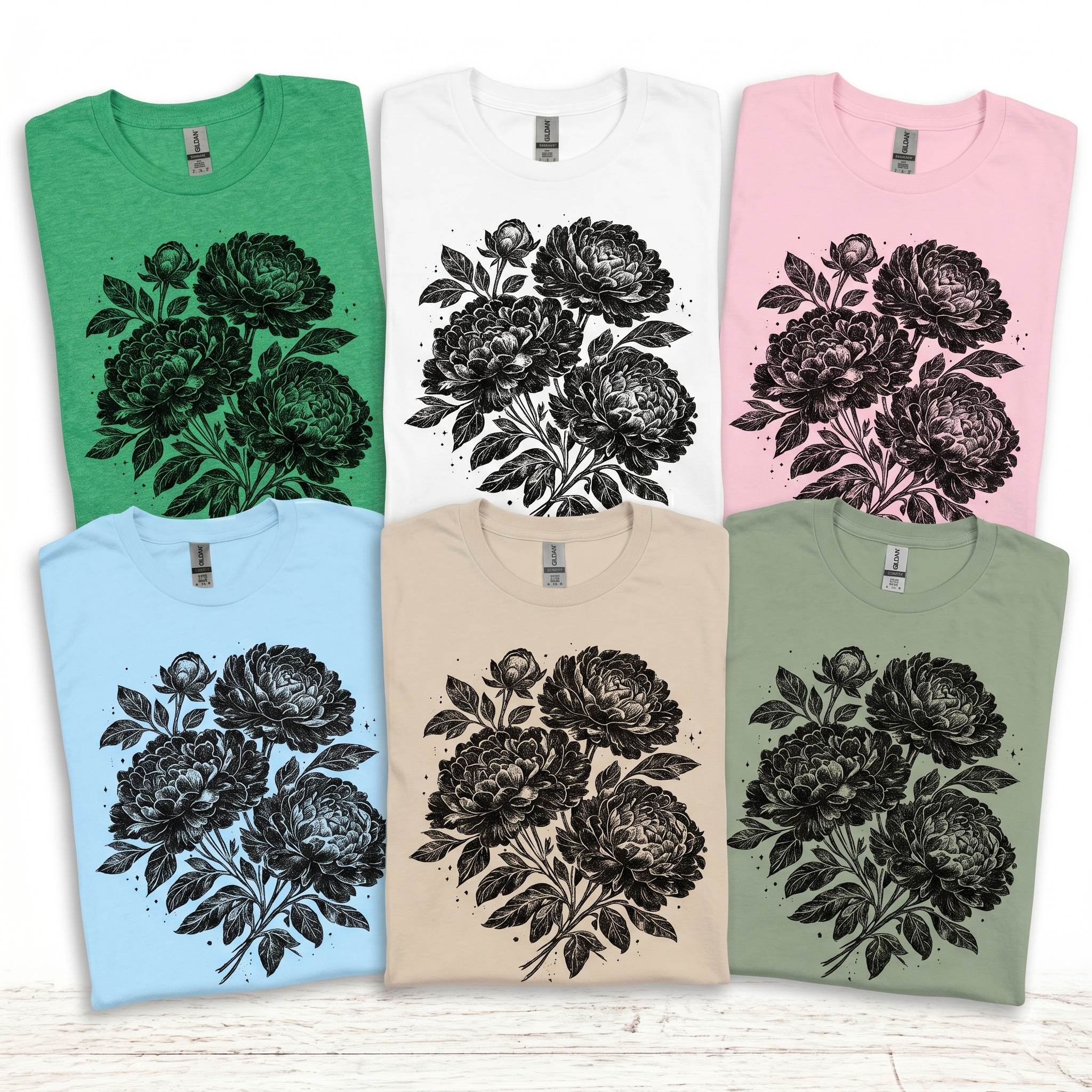 Flowers T-Shirt Printify