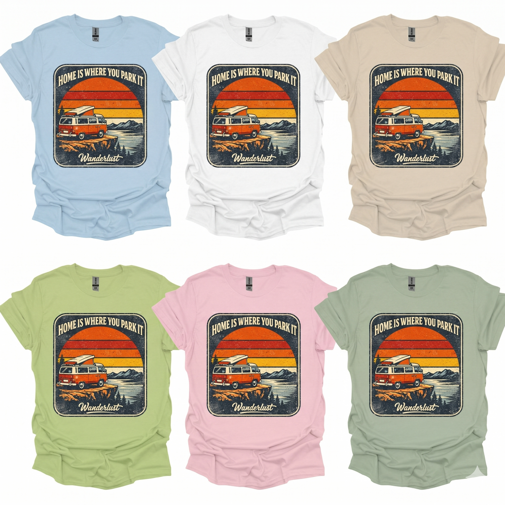 Home Is Where You Park IT T-Shirt Printify