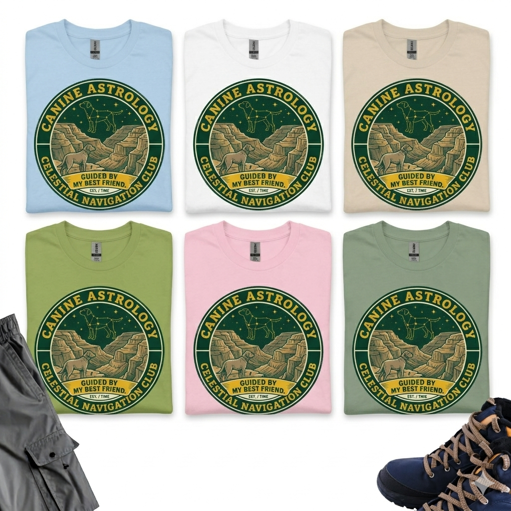 Canine Astrology T-Shirt Printify