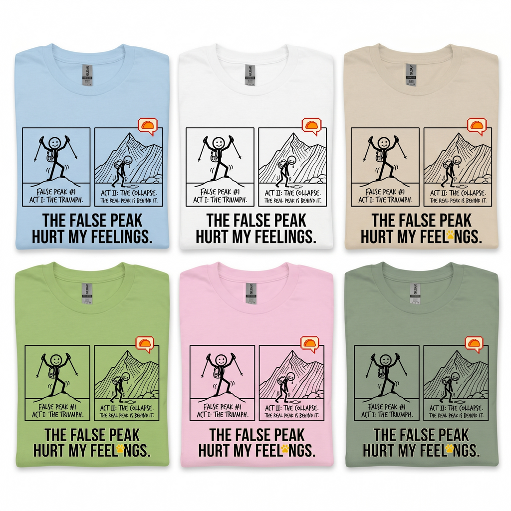 The False Peak Hurt My Feelings T-Shirt Printify