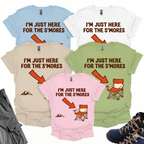 Im Just Here for the Smores T-Shirt Printify