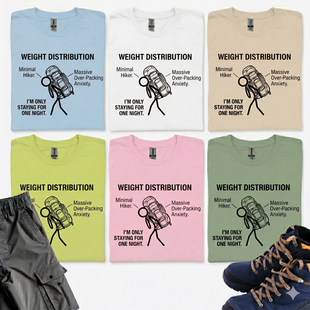 Weight Distribution T-Shirt Printify