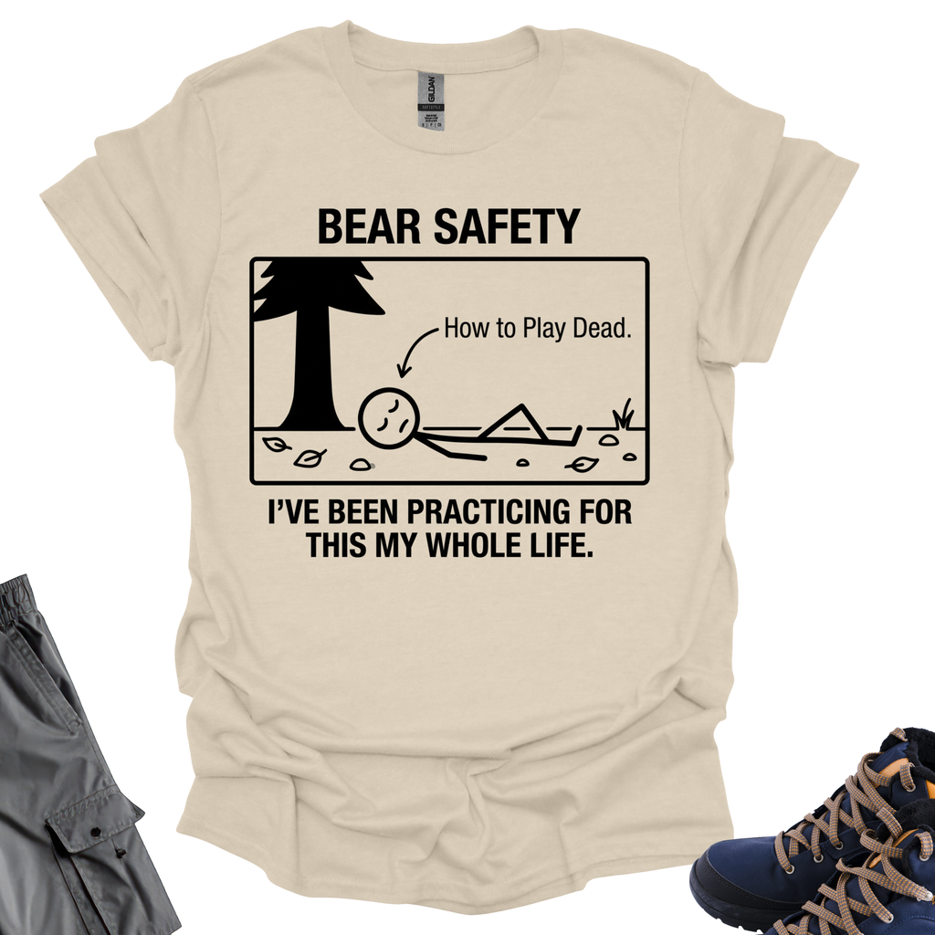 Bear Safety T-Shirt Printify