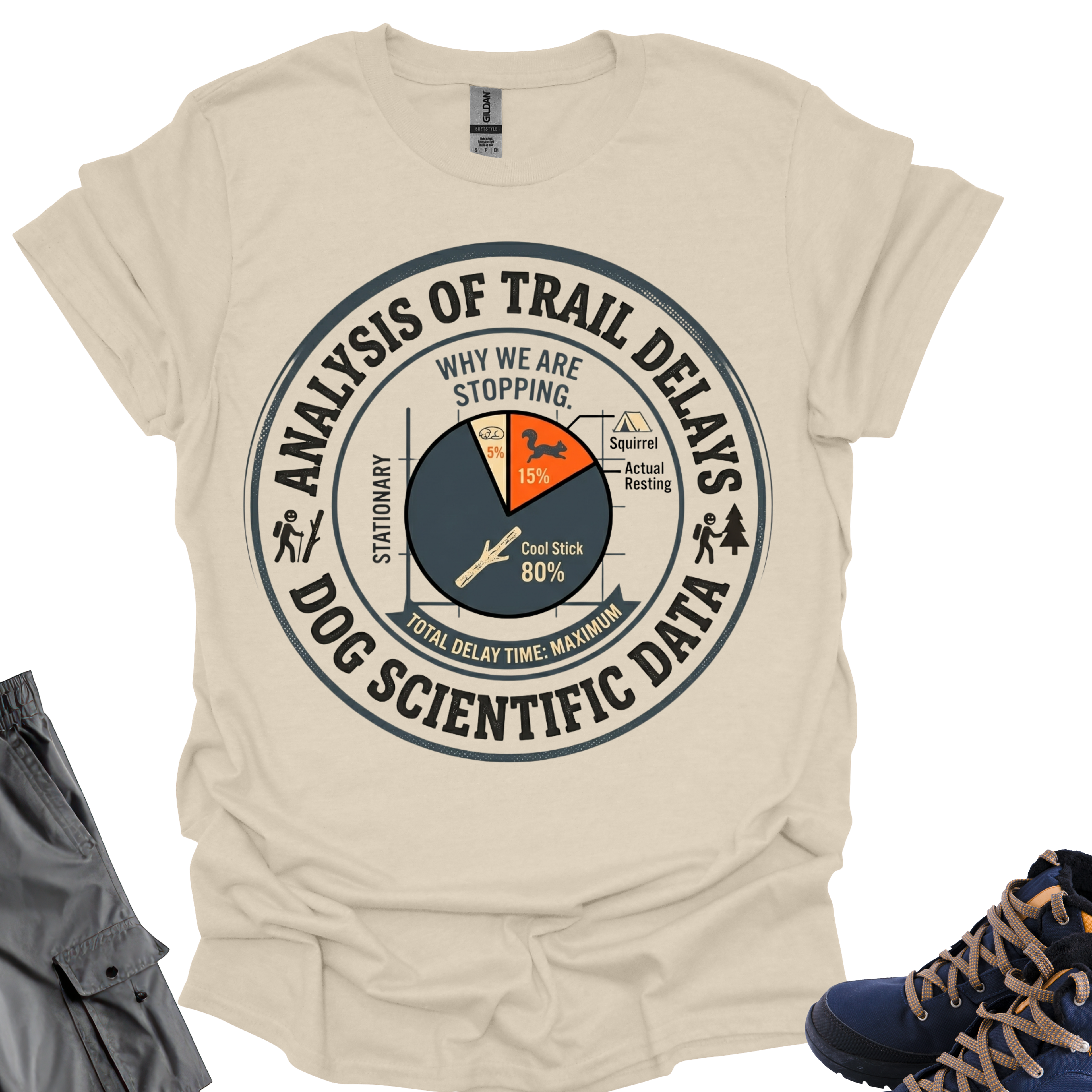 Analysis Of Trail Delays Dog Scientific Data T-Shirt Printify