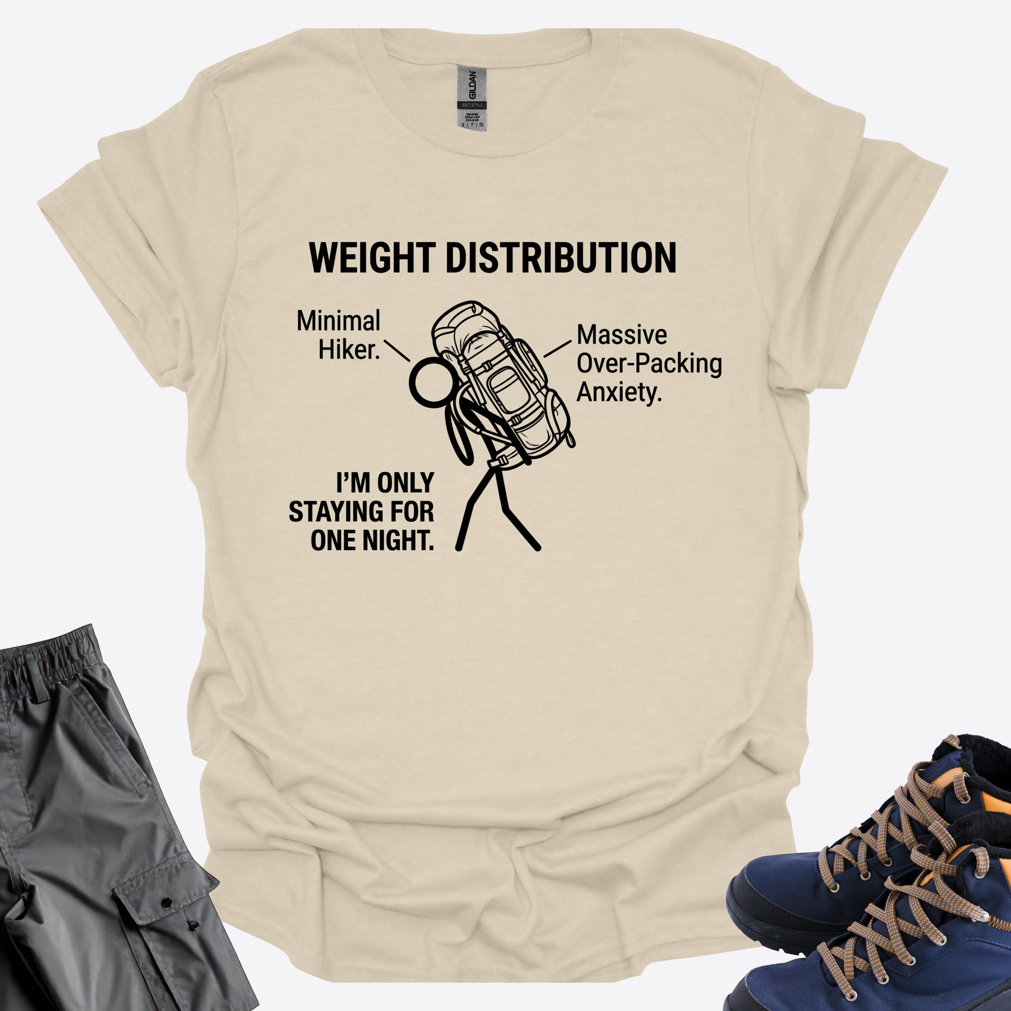 Weight Distribution T-Shirt Printify