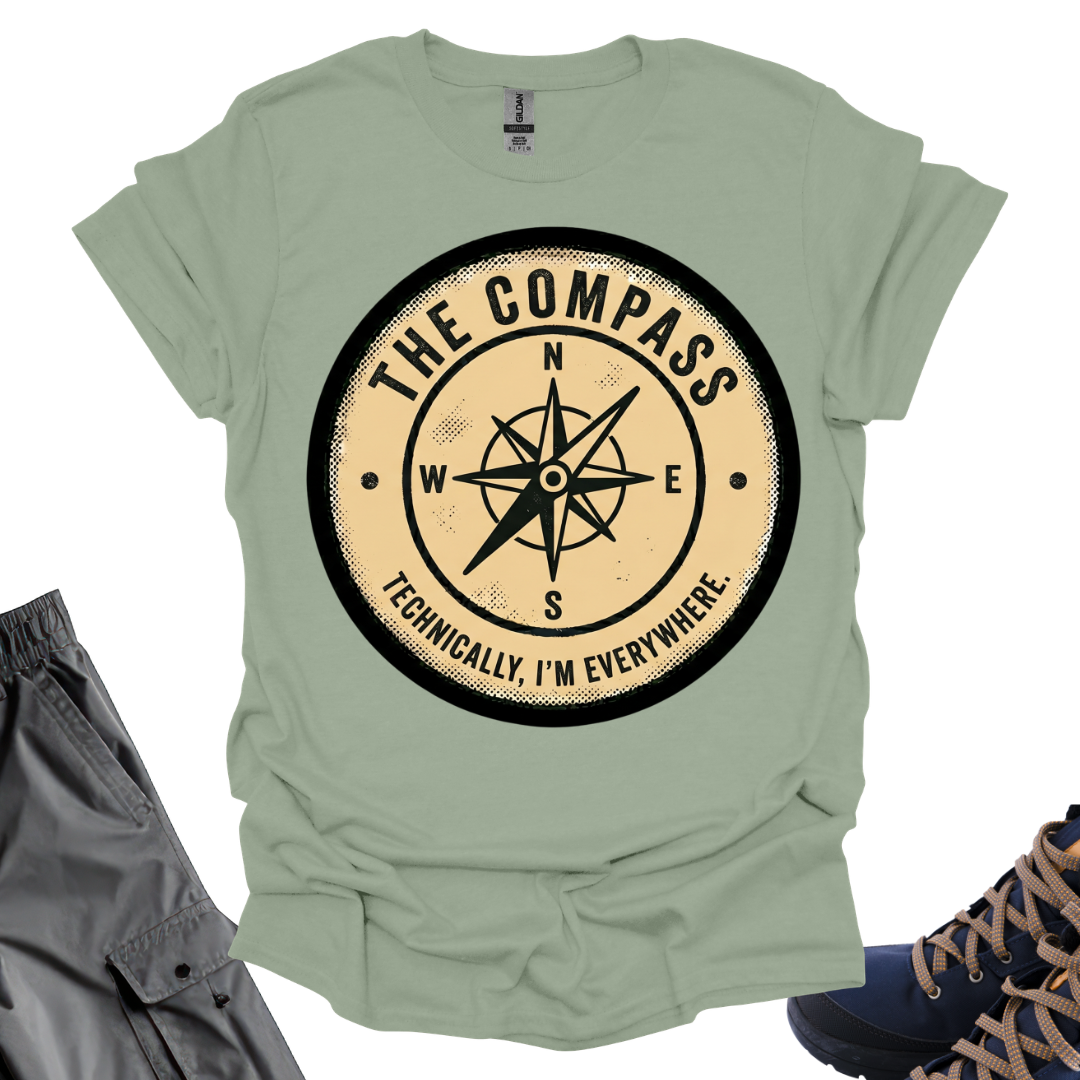 The Compass T-Shirt Printify